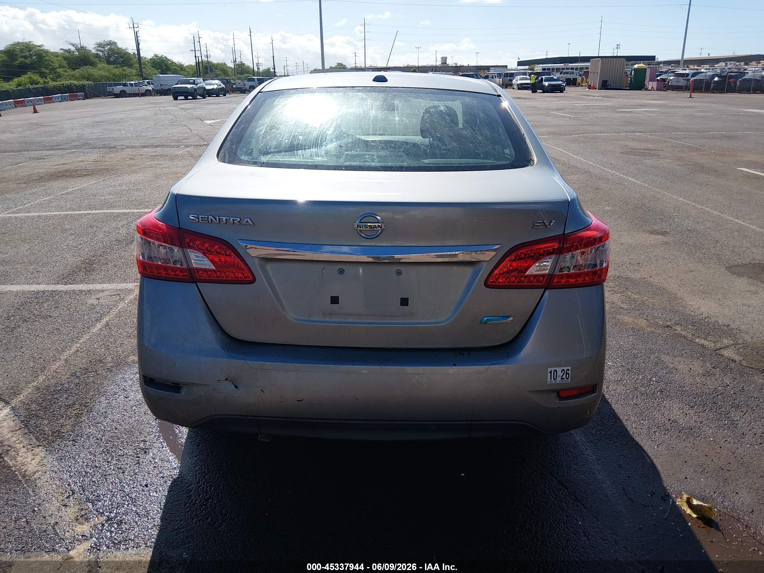 2014 Nissan Sentra Sv Silver vin: 3N1AB7AP9EY286868