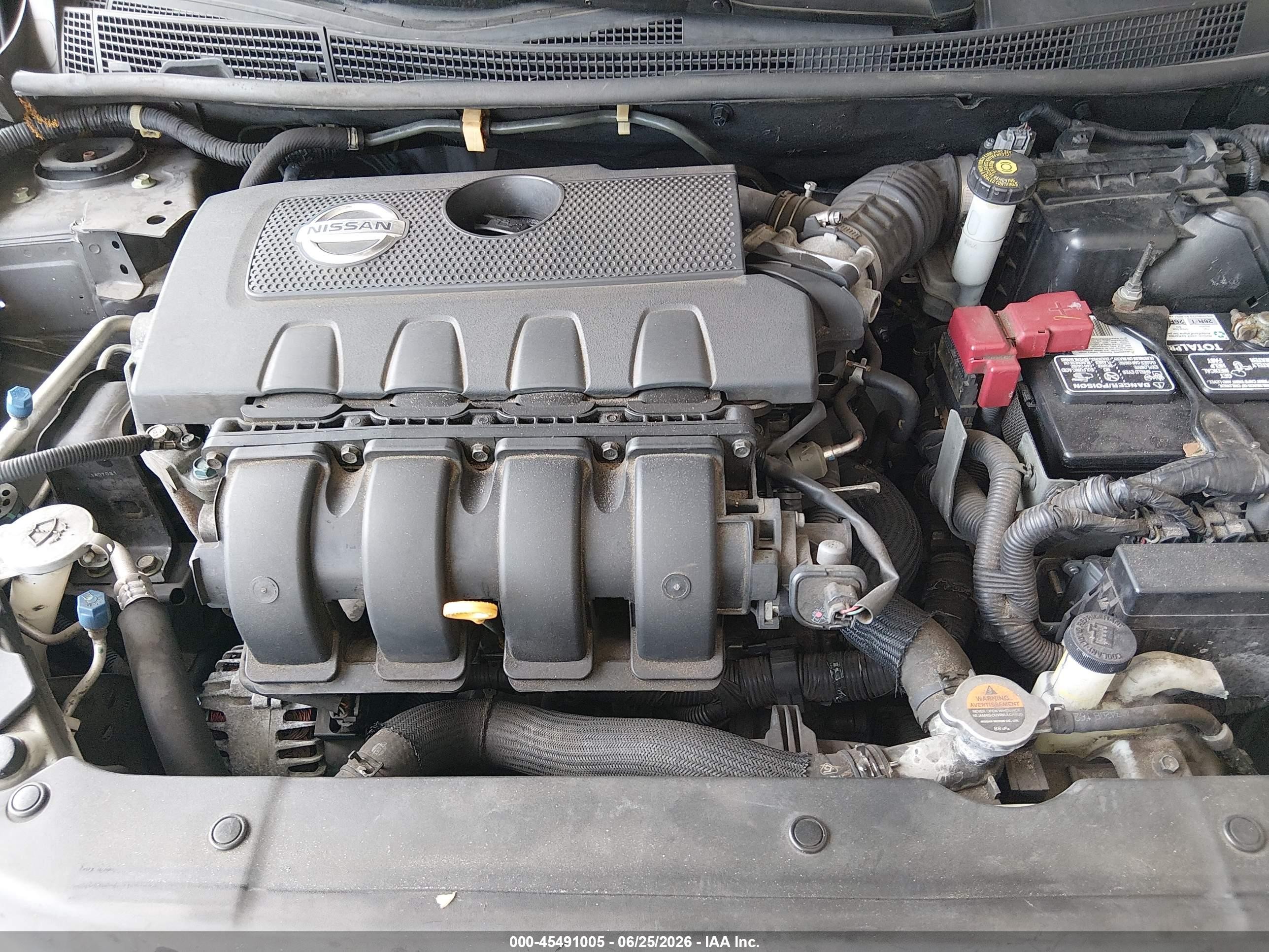 2014 Nissan Sentra Sv Gray vin: 3N1AB7AP9EY297708
