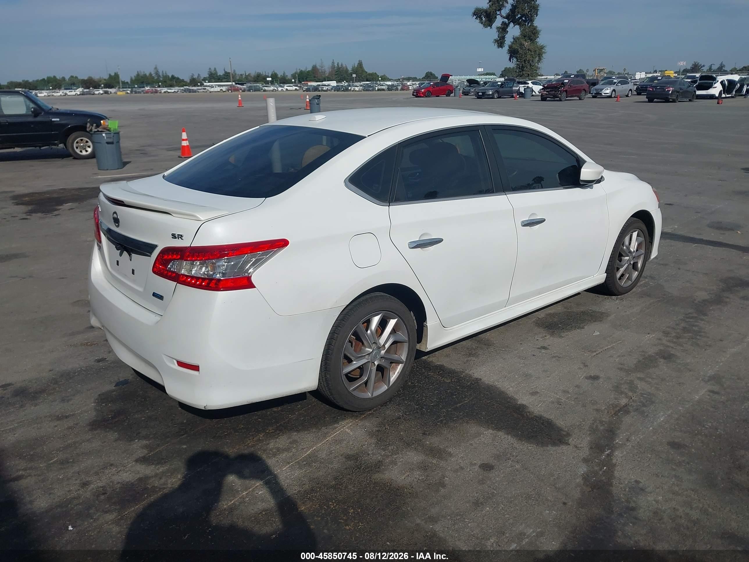 2014 Nissan Sentra Sr White vin: 3N1AB7AP9EY303006