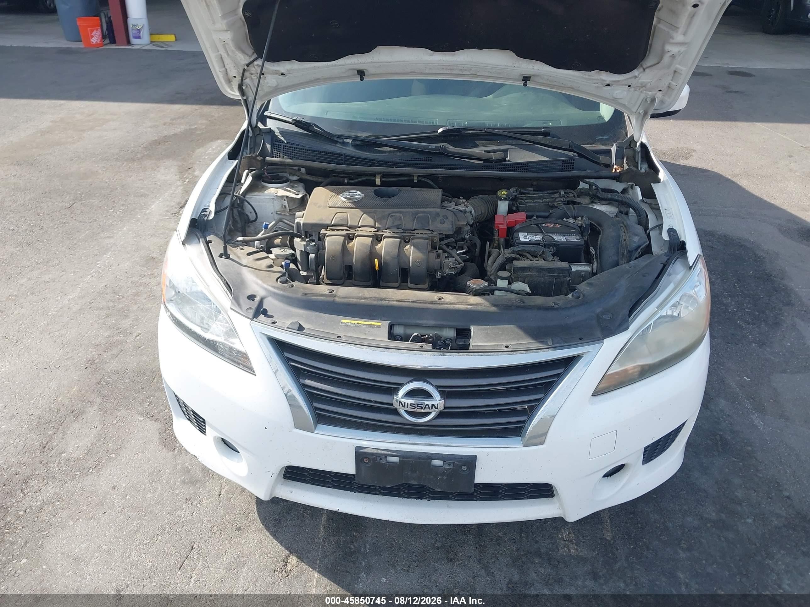 2014 Nissan Sentra Sr White vin: 3N1AB7AP9EY303006