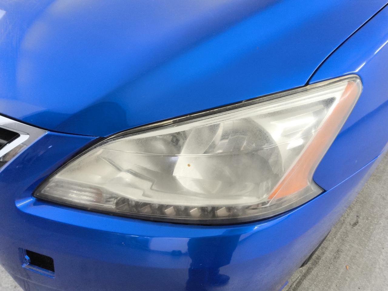 2014 Nissan Sentra Sr Blue vin: 3N1AB7AP9EY303412 Damage: Left Head Lamp, Faded, Repair Required