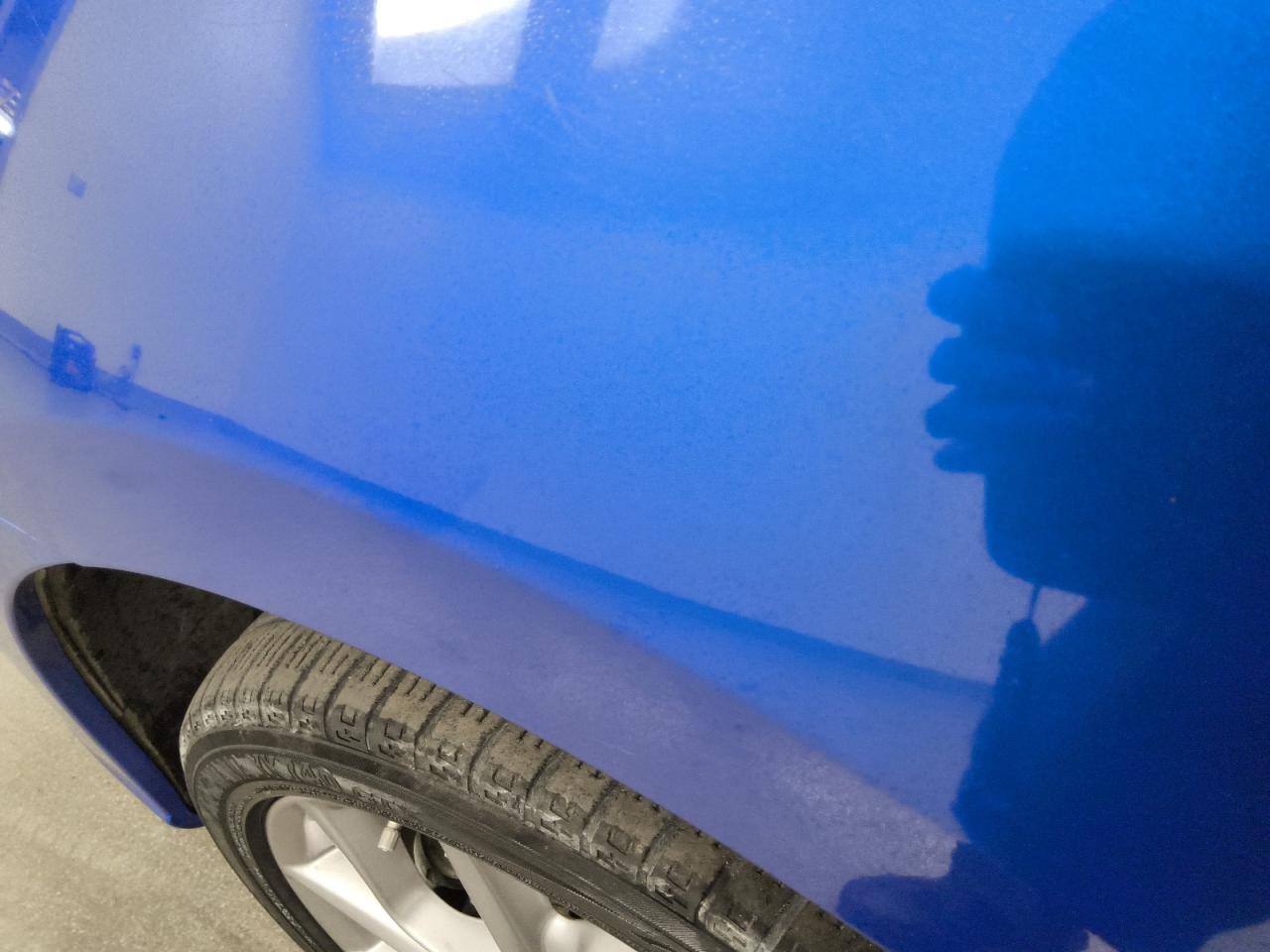 2014 Nissan Sentra Sr Blue vin: 3N1AB7AP9EY303412 Damage: Left Front Fender, Heavy Scratch, 1 To 2 Inches