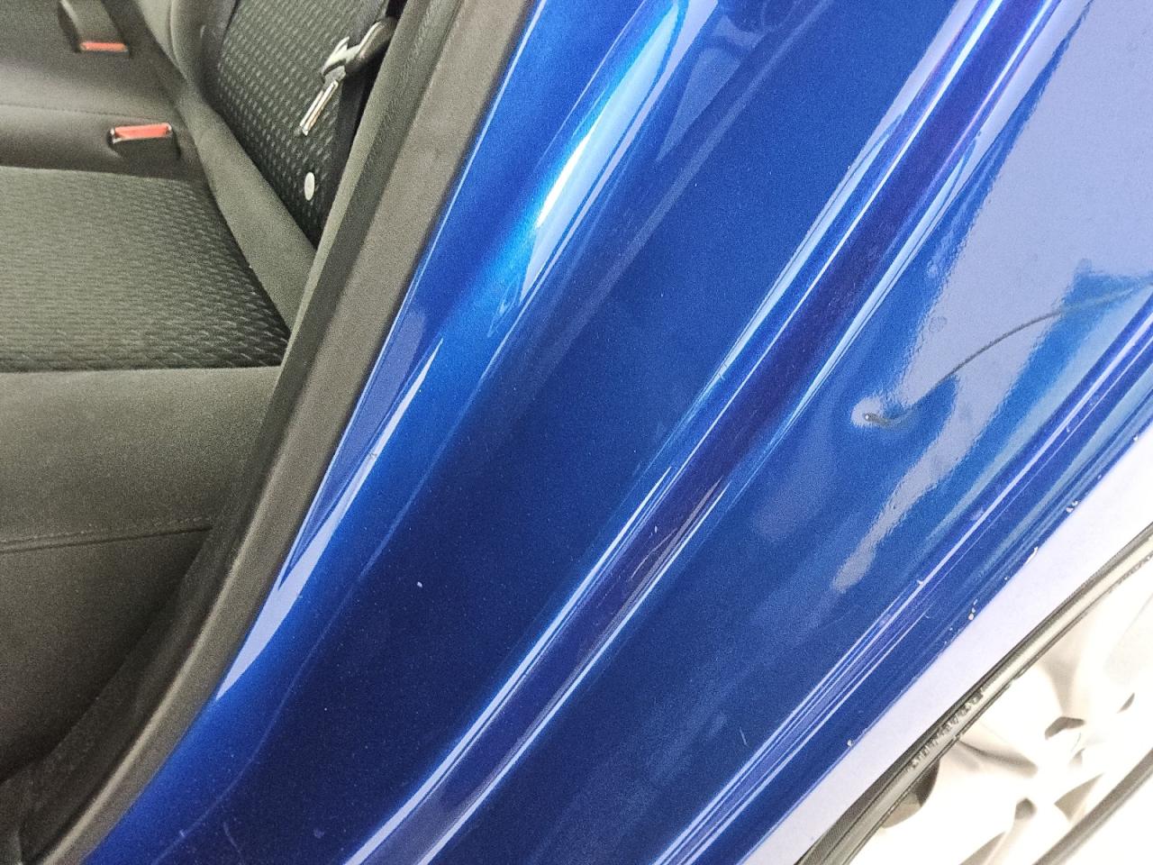 2014 Nissan Sentra Sr Blue vin: 3N1AB7AP9EY303412 Damage: Left Rocker Panel, Dent(S) W/ Paint Dmg, 3 To 4 Inches