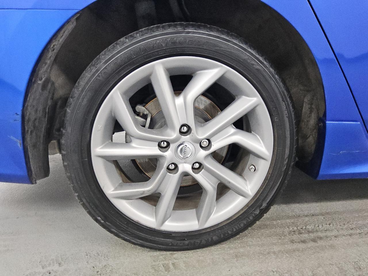 2014 Nissan Sentra Sr Blue vin: 3N1AB7AP9EY303412 Damage: Right Rear Wheel, Curb Rash, 8 To 9 Inches
