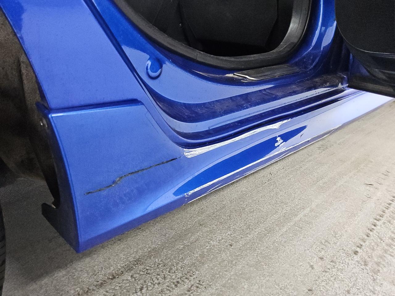 2014 Nissan Sentra Sr Blue vin: 3N1AB7AP9EY303412 Damage: Right Rocker Panel, Heavy Scratch, > 12 Inches