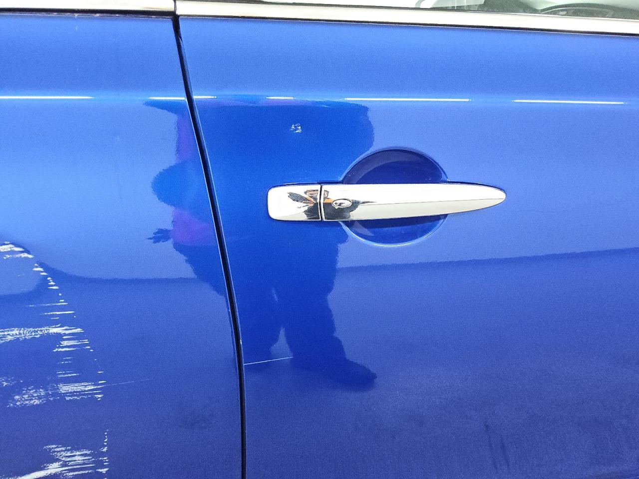 2014 Nissan Sentra Sr Blue vin: 3N1AB7AP9EY303412 Damage: Right Front Door, Dent(S) W/ Paint Dmg, 2 To 3 Inches