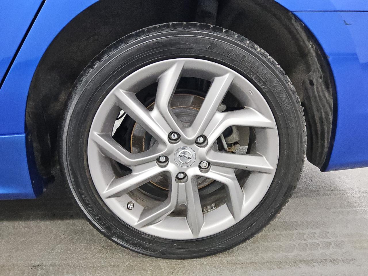 2014 Nissan Sentra Sr Blue vin: 3N1AB7AP9EY303412 Damage: Left Rear Wheel, Curb Rash, > 12 Inches