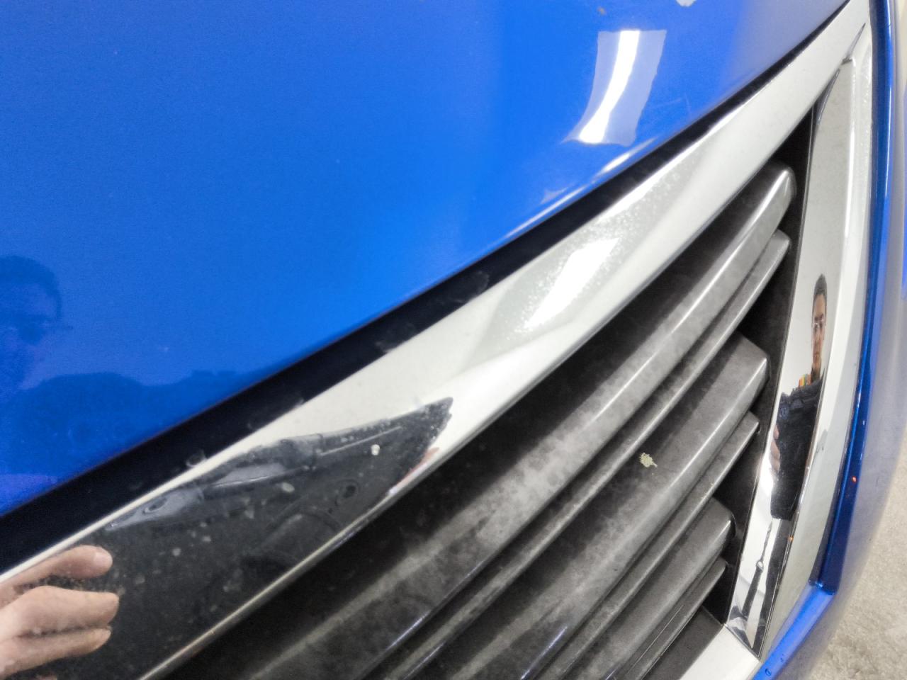 2014 Nissan Sentra Sr Blue vin: 3N1AB7AP9EY303412 Damage: Grille - Chrome, Chipped, 4