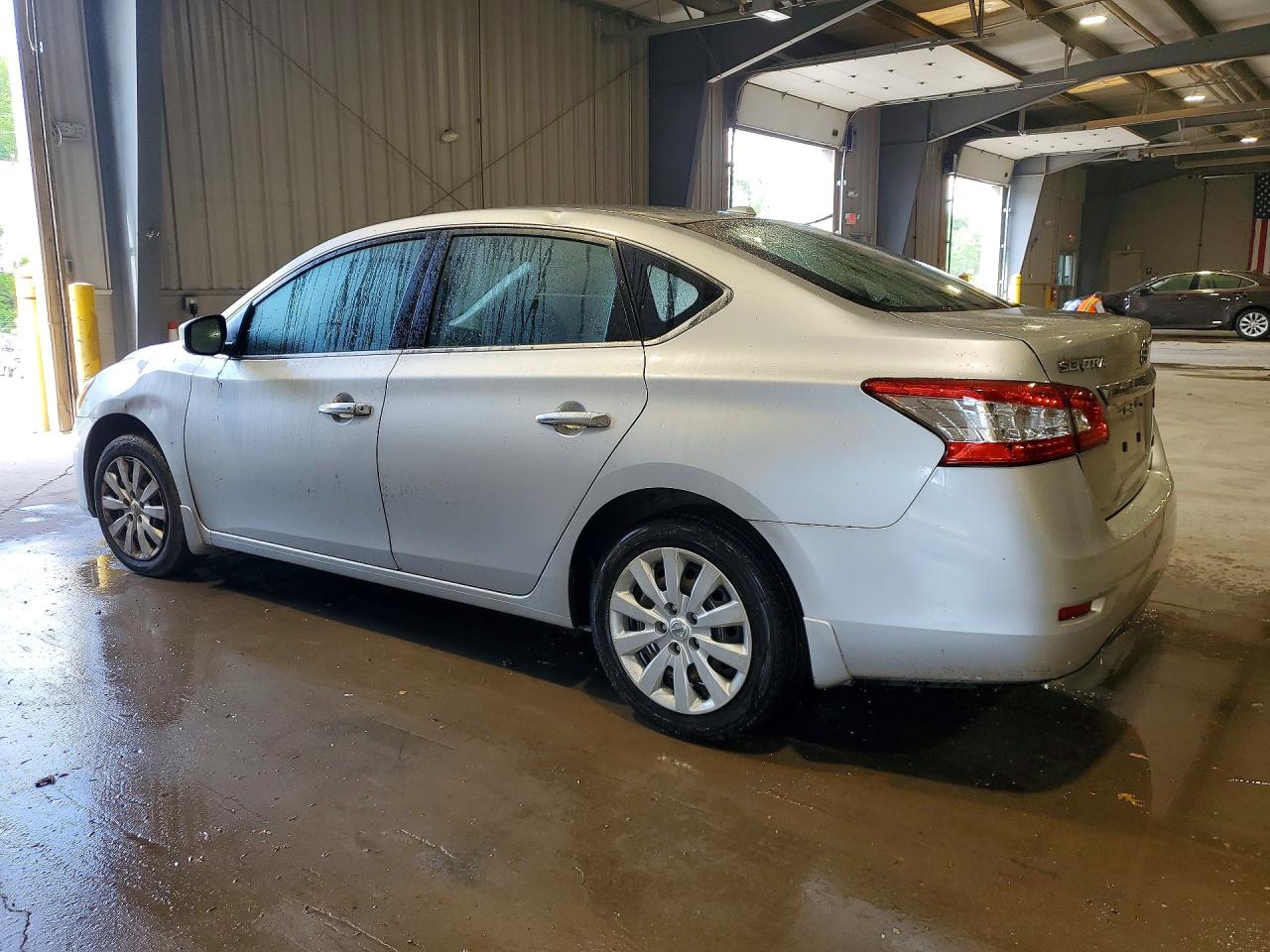 2014 Nissan Sentra Sv Silver vin: 3N1AB7AP9EY303586