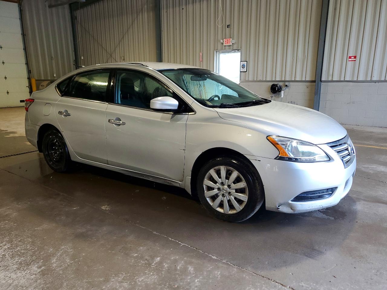 2014 Nissan Sentra Sv Silver vin: 3N1AB7AP9EY303586