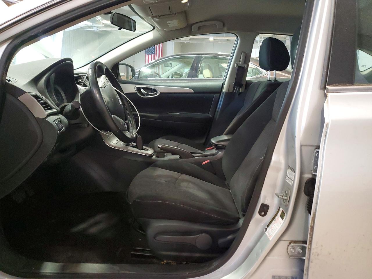 2014 Nissan Sentra Sv Silver vin: 3N1AB7AP9EY303586