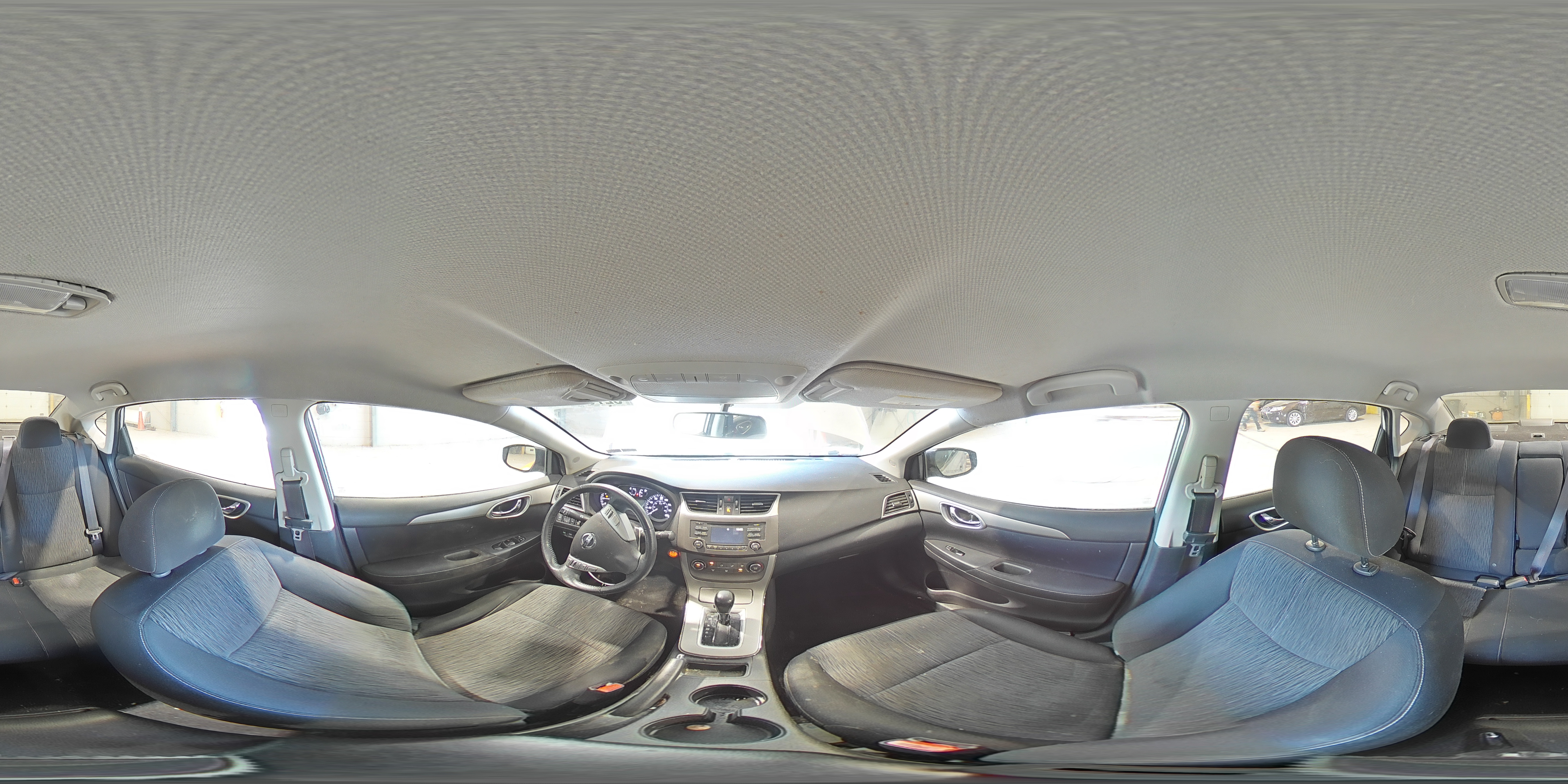 2014 Nissan Sentra Sv Silver vin: 3N1AB7AP9EY303586