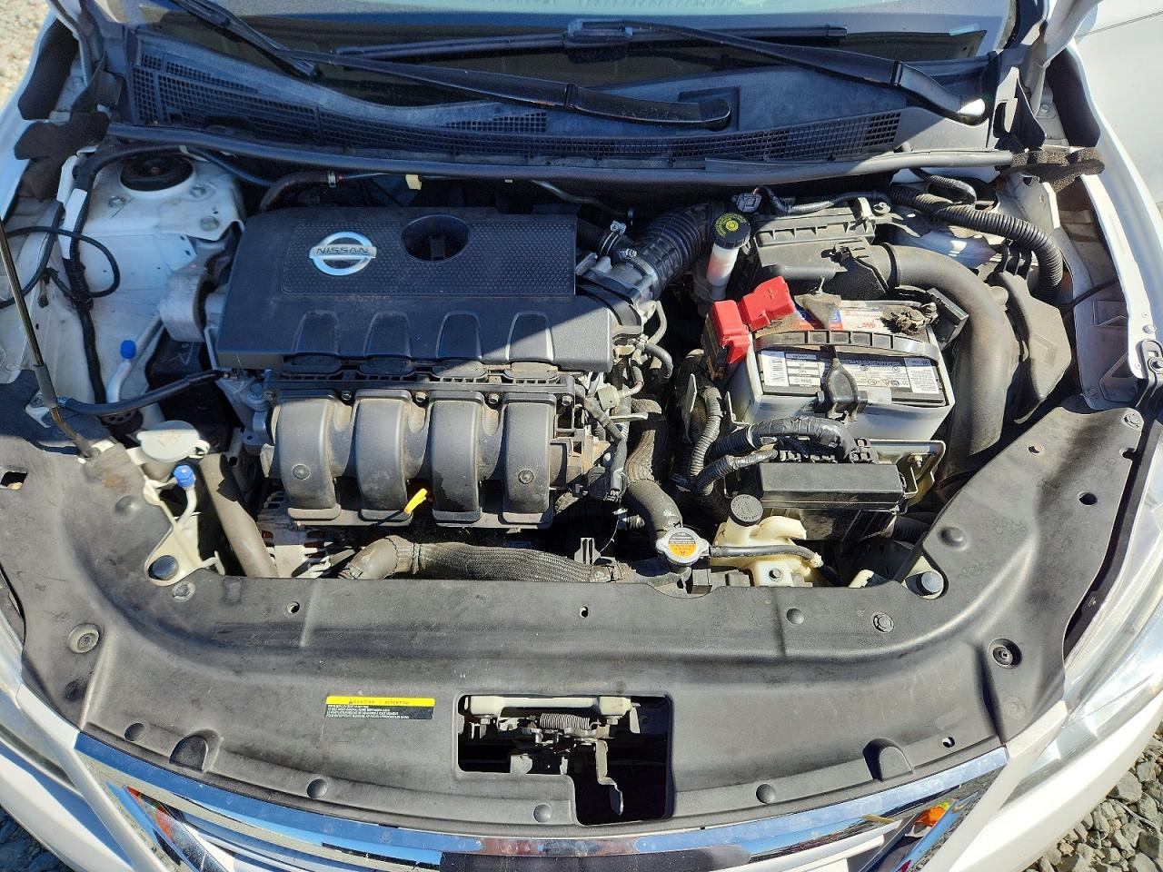 2014 Nissan Sentra S White vin: 3N1AB7AP9EY304429