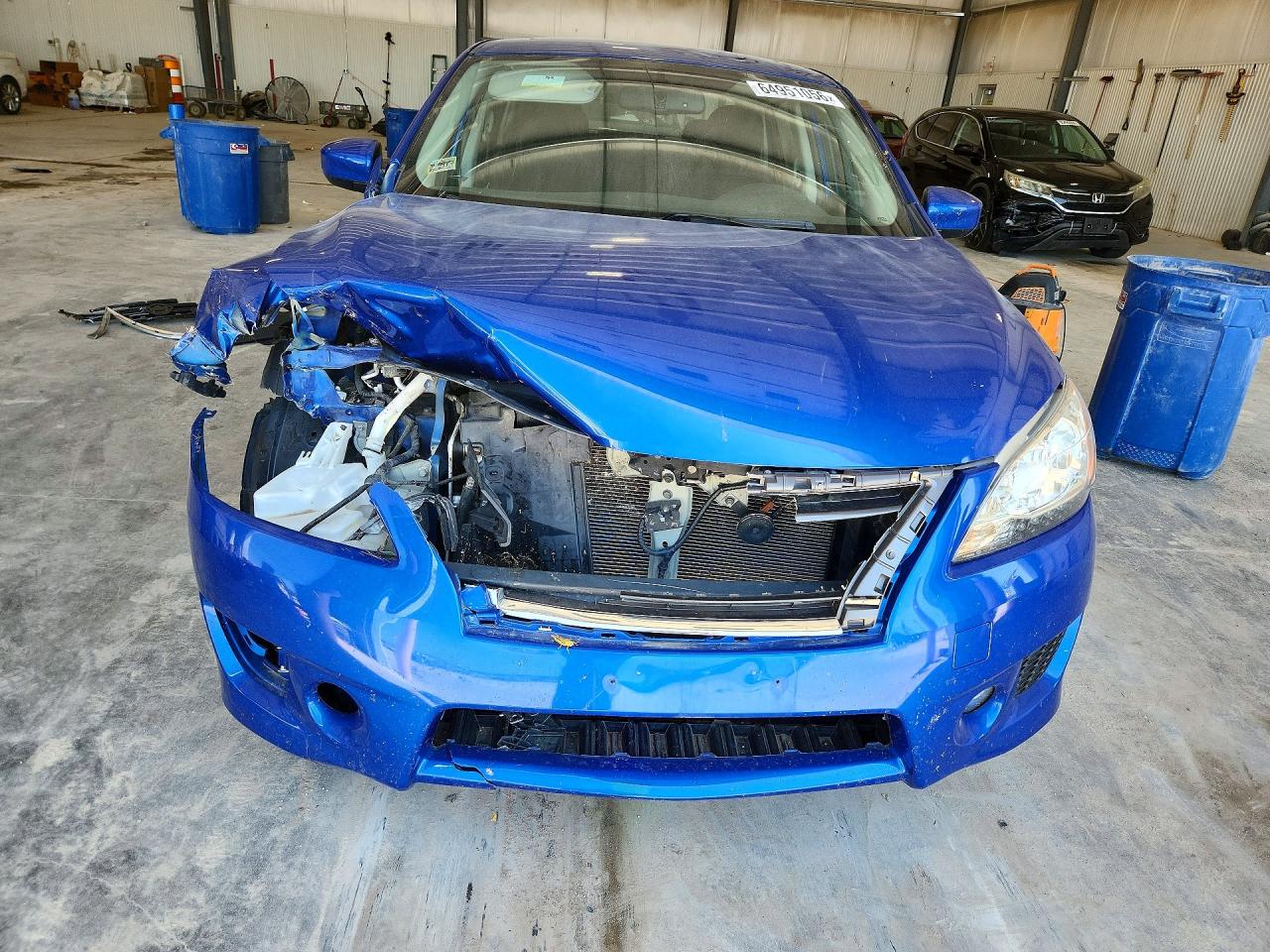 2014 Nissan Sentra Sr Blue vin: 3N1AB7AP9EY304544
