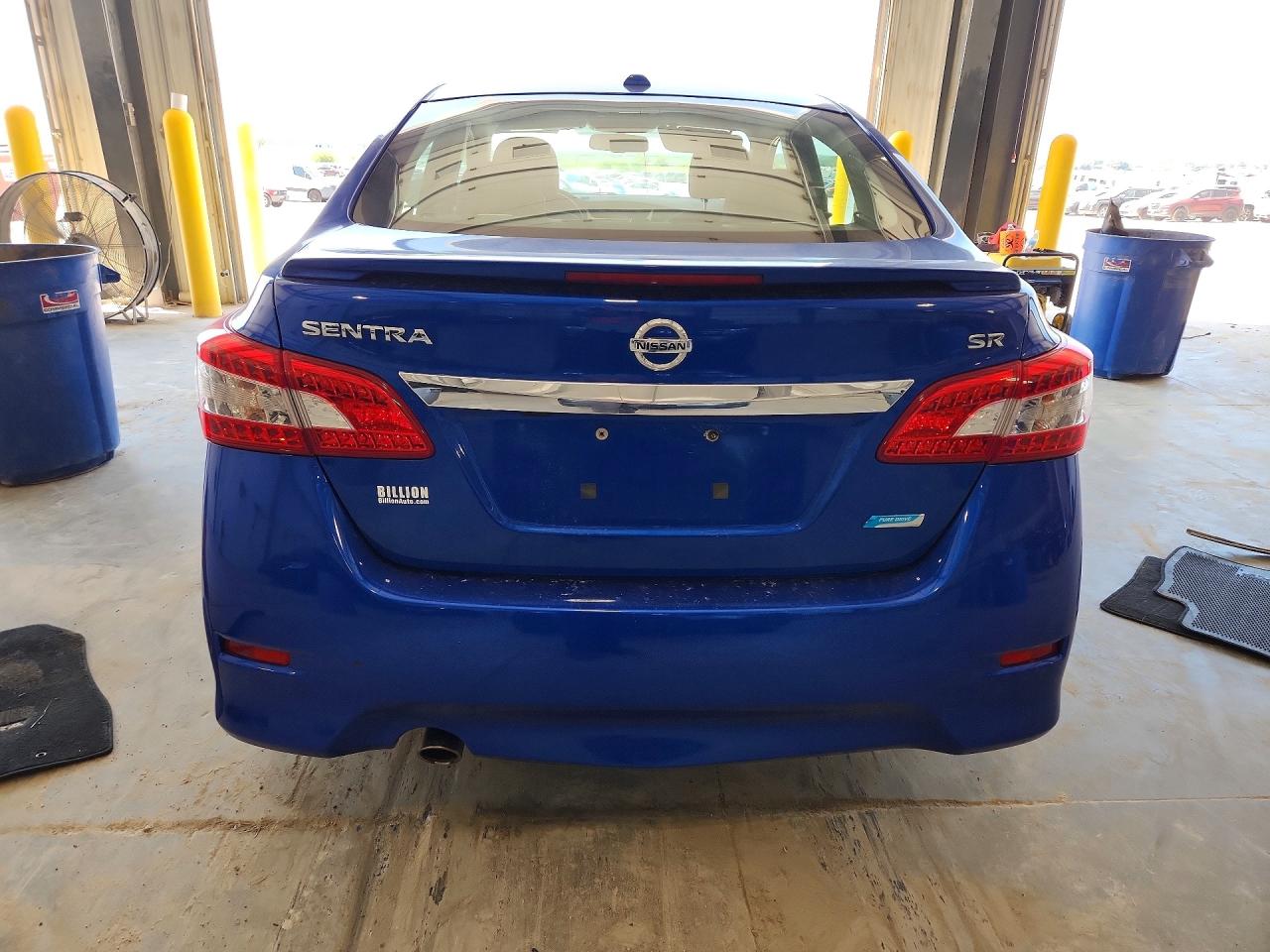 2014 Nissan Sentra Sr Blue vin: 3N1AB7AP9EY304544