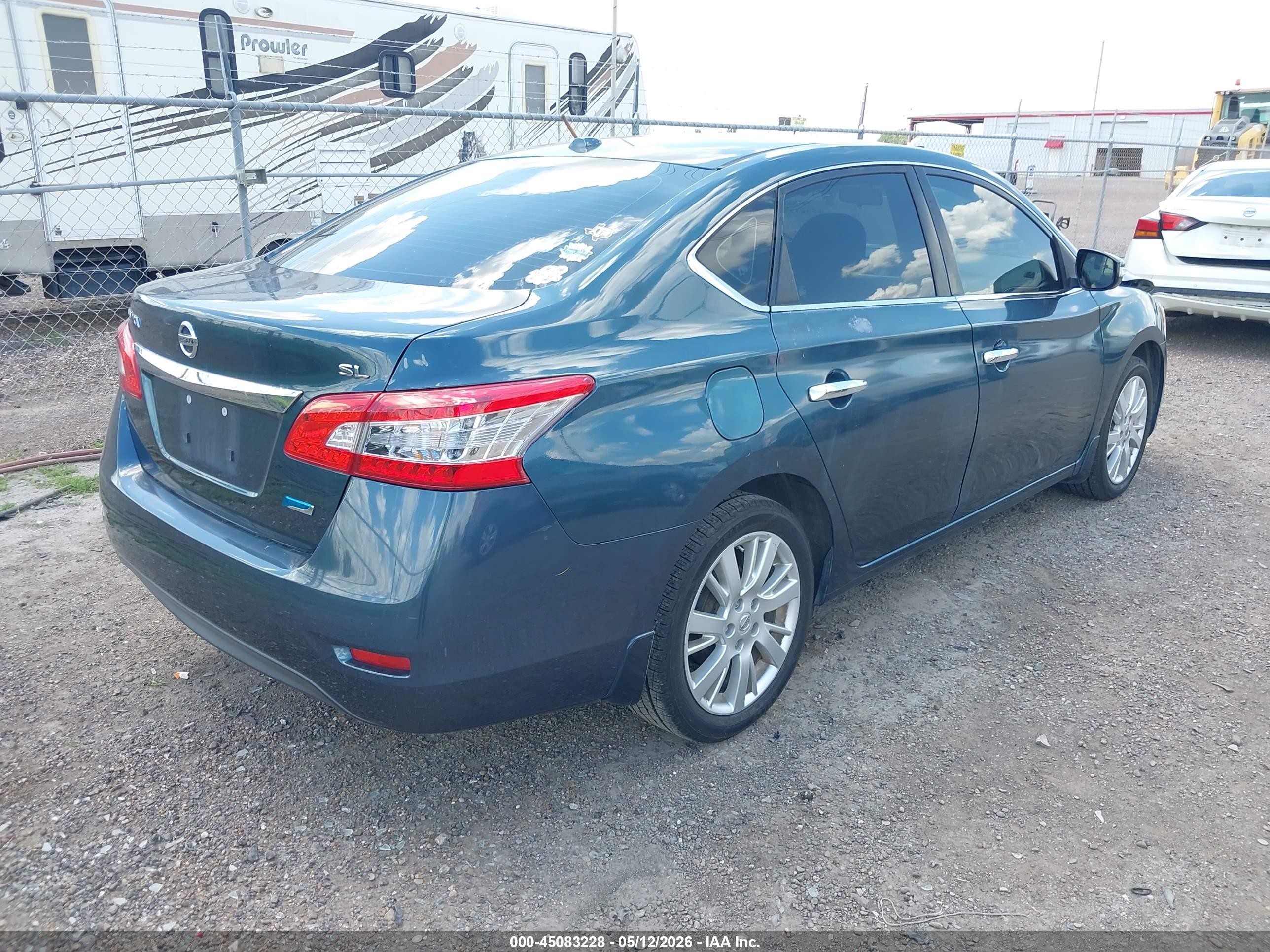 2014 Nissan Sentra Sl Синий vin: 3N1AB7AP9EY311400