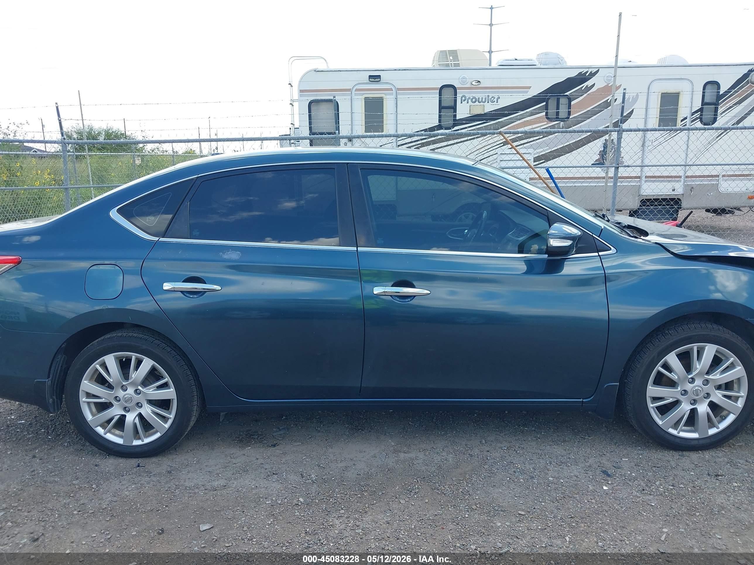 2014 Nissan Sentra Sl Синий vin: 3N1AB7AP9EY311400