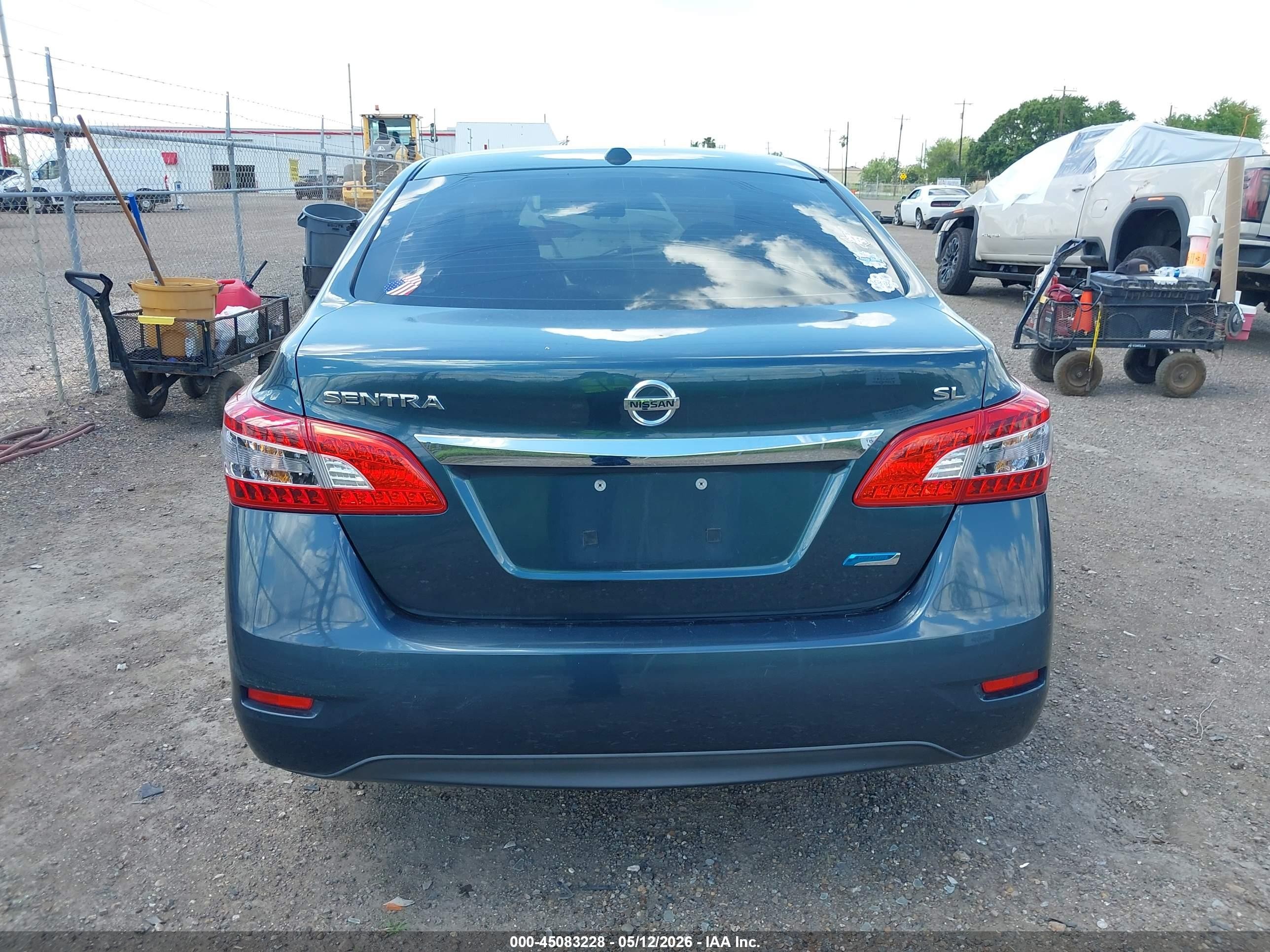 2014 Nissan Sentra Sl Синий vin: 3N1AB7AP9EY311400