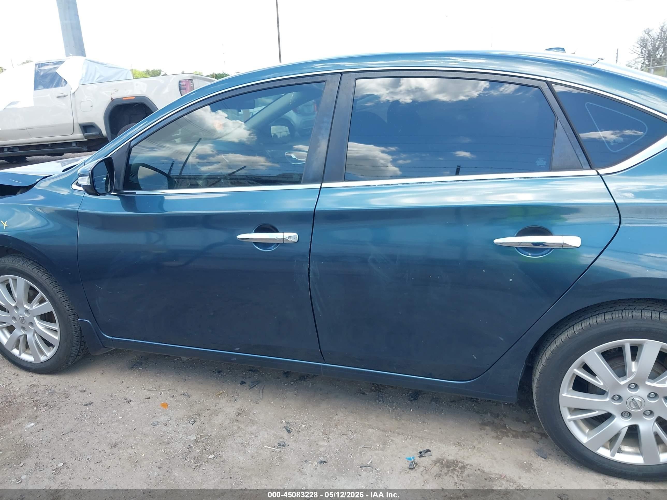 2014 Nissan Sentra Sl Синий vin: 3N1AB7AP9EY311400