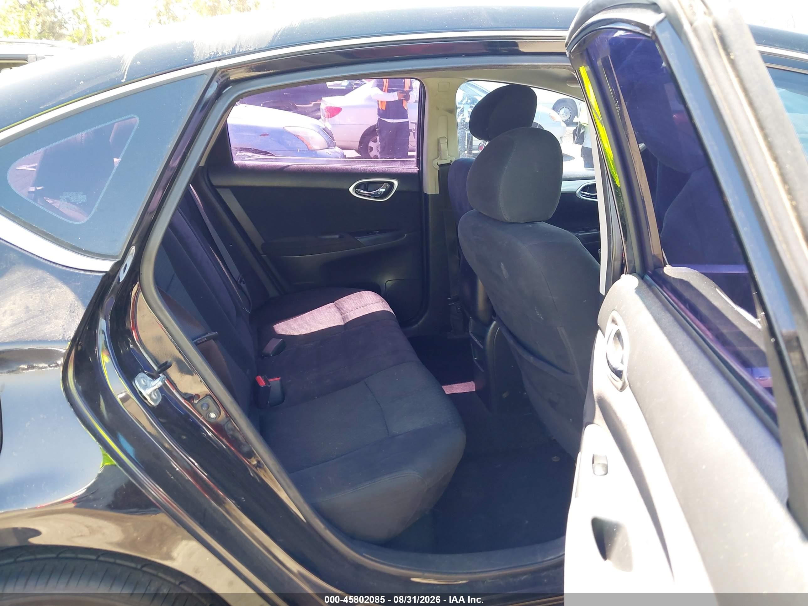 2014 Nissan Sentra Sr Black vin: 3N1AB7AP9EY319898