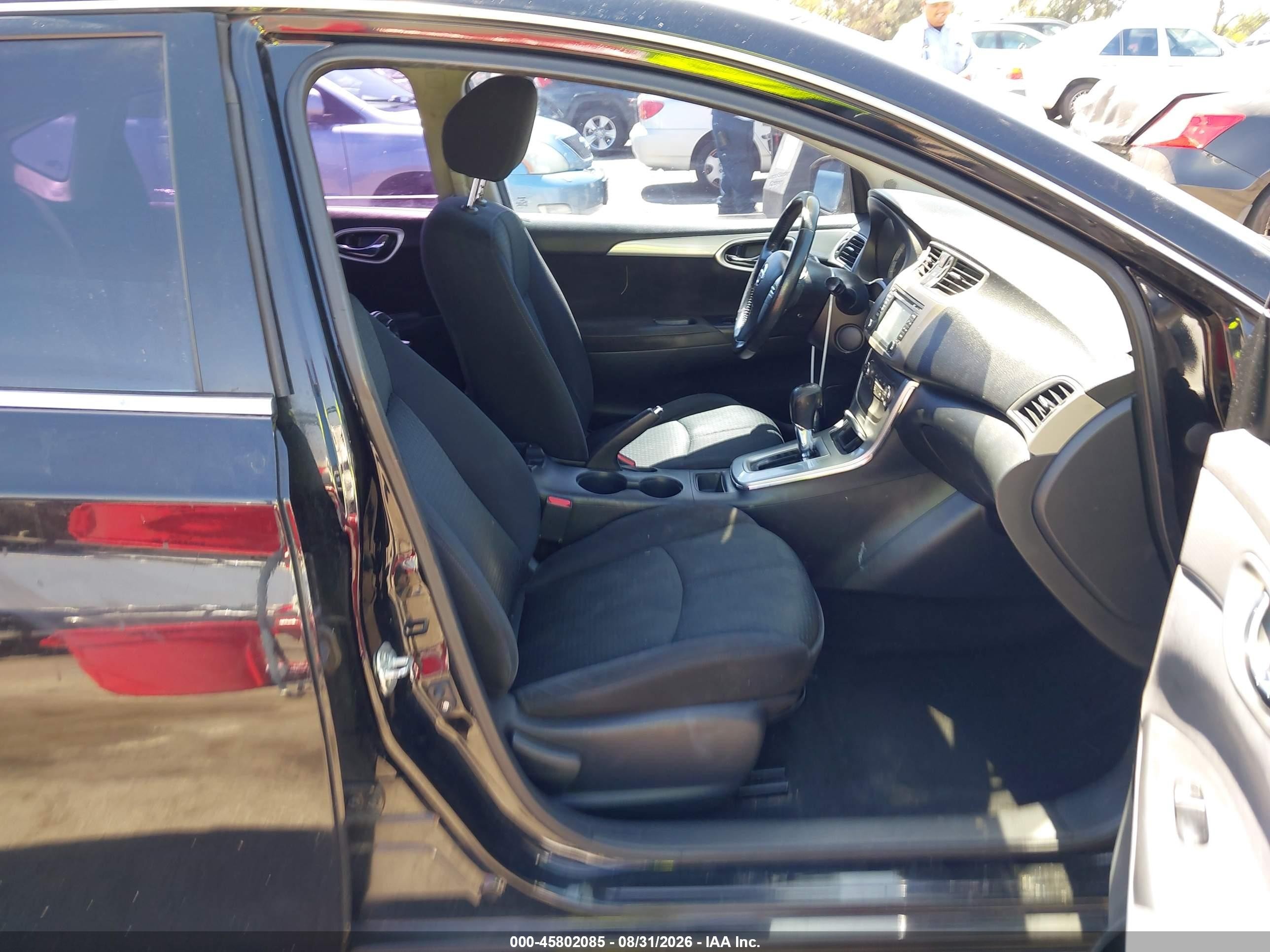 2014 Nissan Sentra Sr Black vin: 3N1AB7AP9EY319898