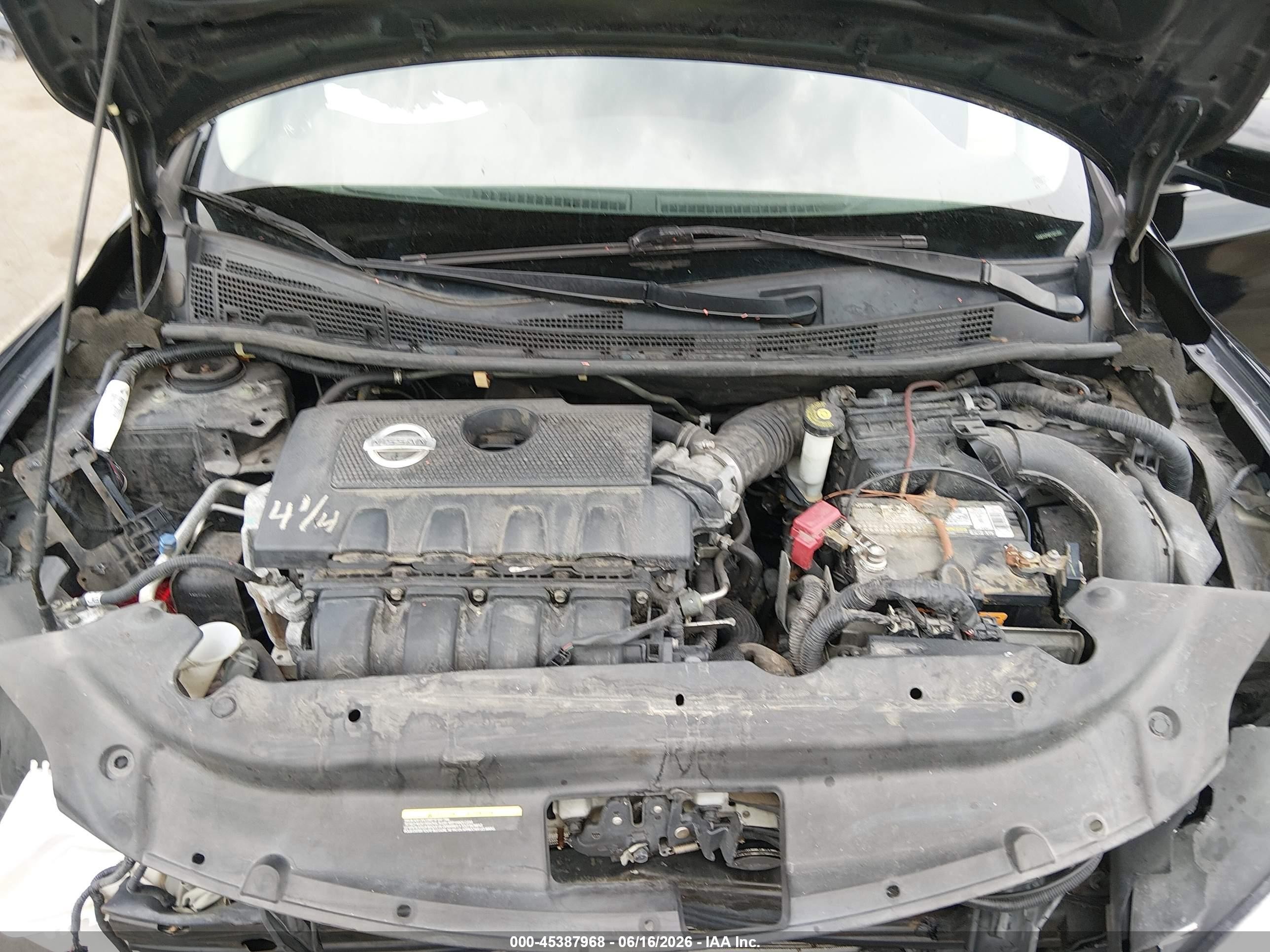 2014 Nissan Sentra Sv Black vin: 3N1AB7AP9EY321358