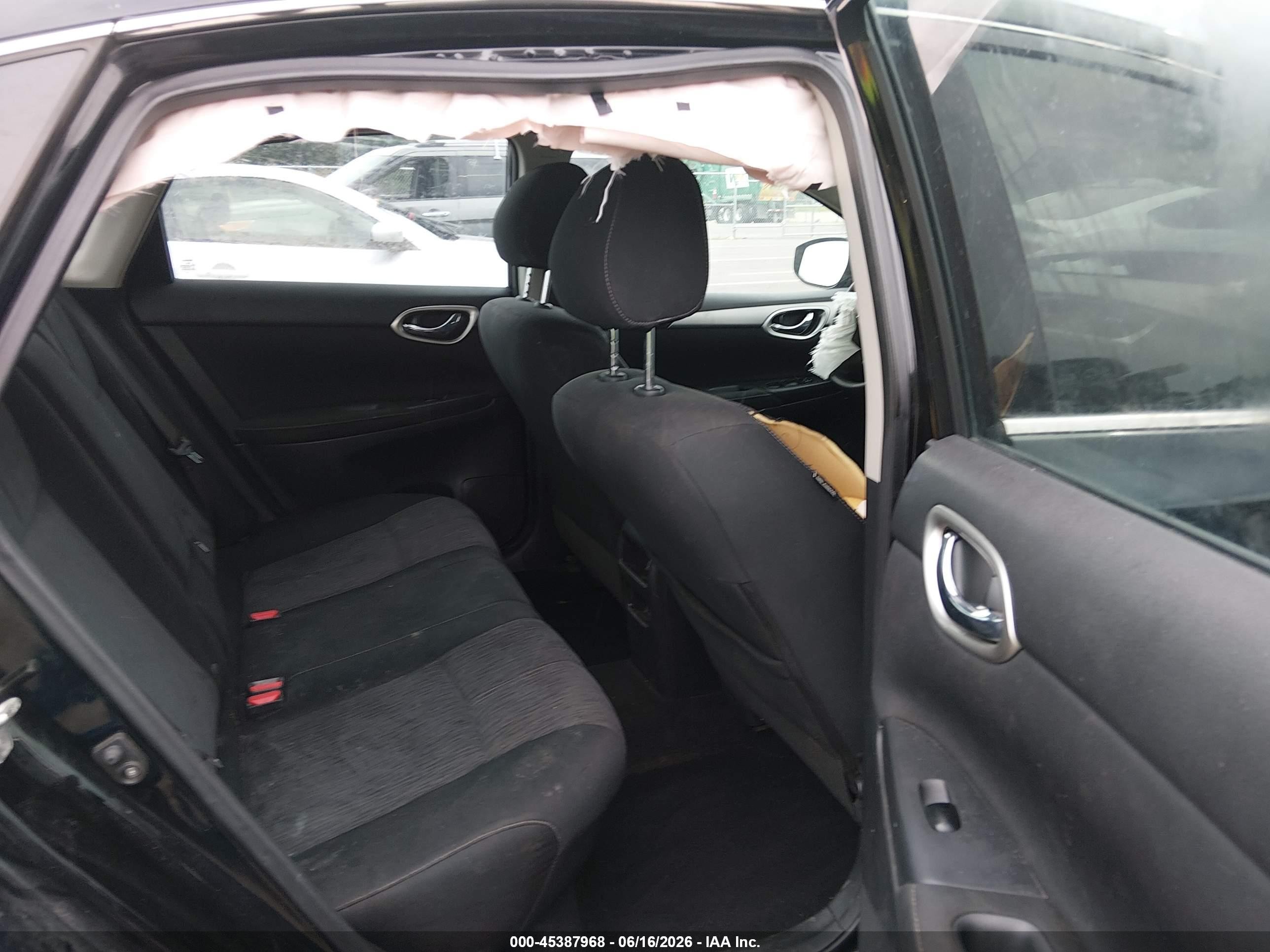 2014 Nissan Sentra Sv Black vin: 3N1AB7AP9EY321358