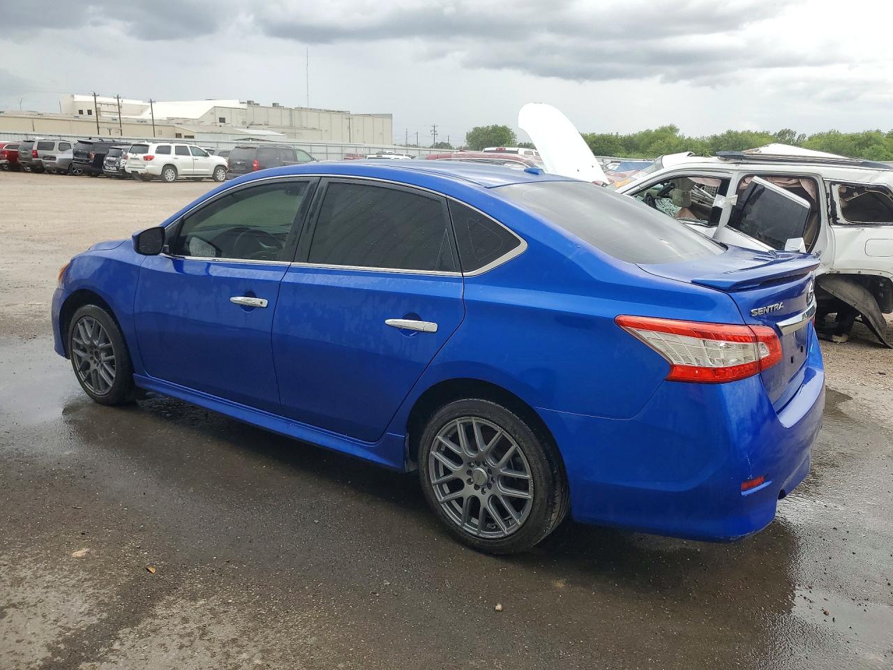 2014 Nissan Sentra Sr Blue vin: 3N1AB7AP9EY330951