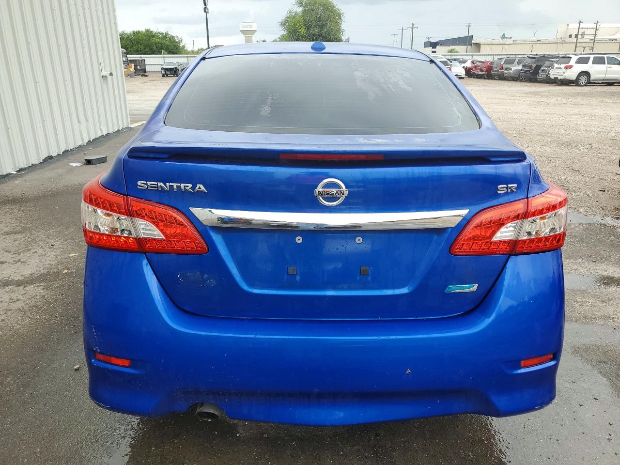 2014 Nissan Sentra Sr Blue vin: 3N1AB7AP9EY330951