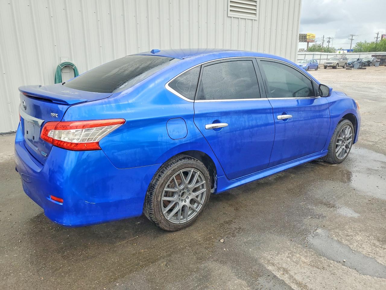 2014 Nissan Sentra Sr Blue vin: 3N1AB7AP9EY330951