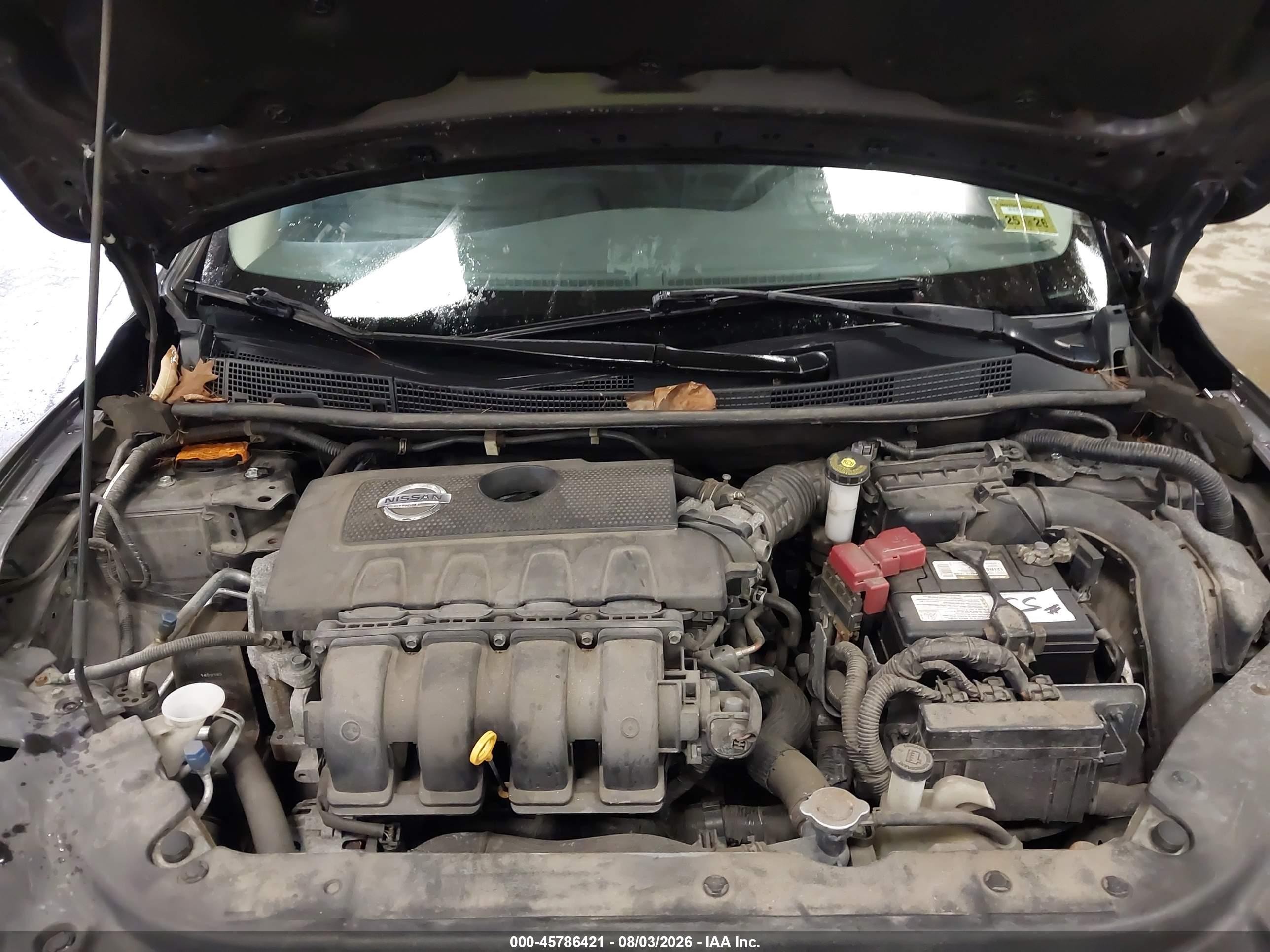 2014 Nissan Sentra Sv Gray vin: 3N1AB7AP9EY336989