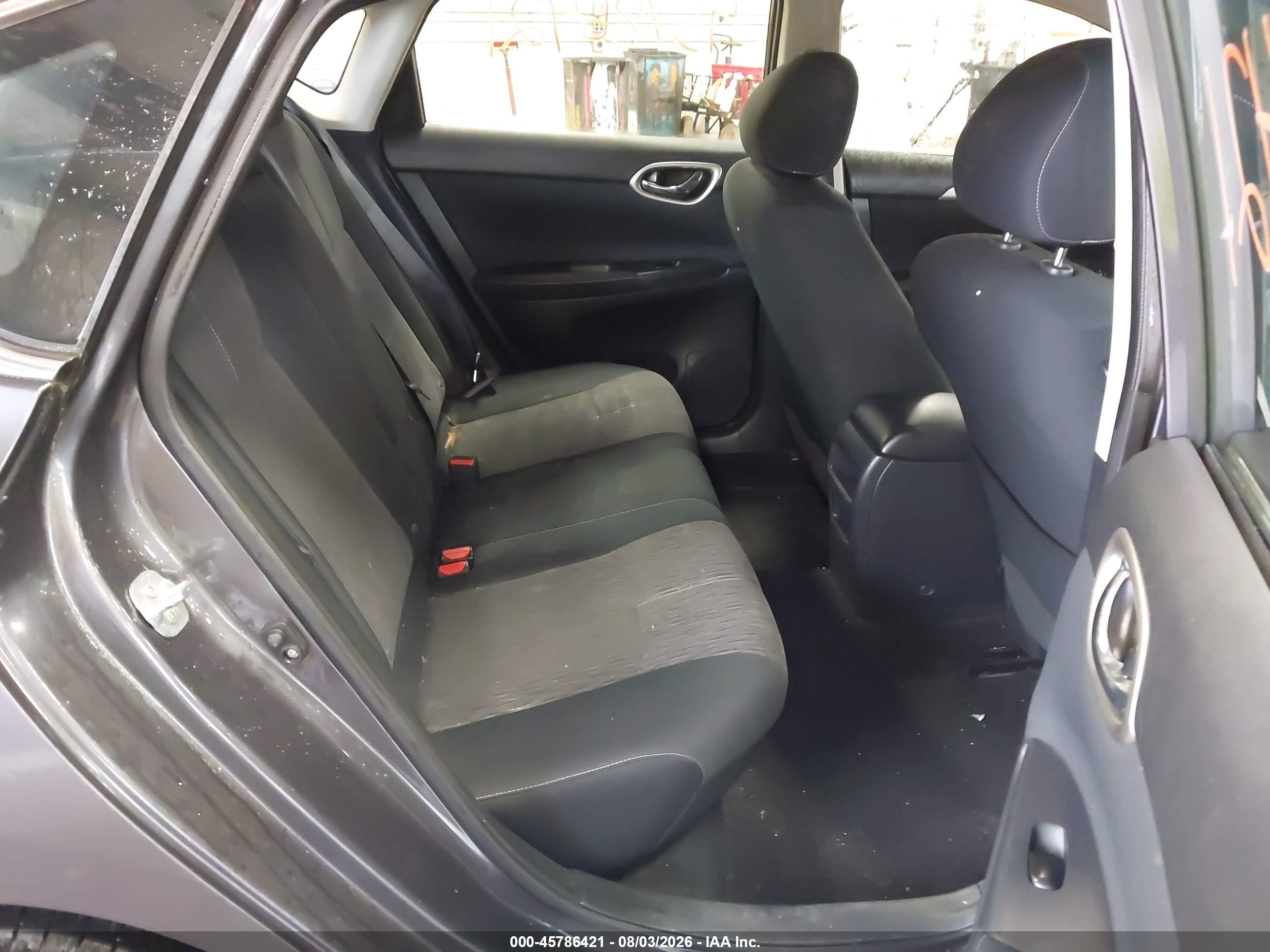 2014 Nissan Sentra Sv Gray vin: 3N1AB7AP9EY336989