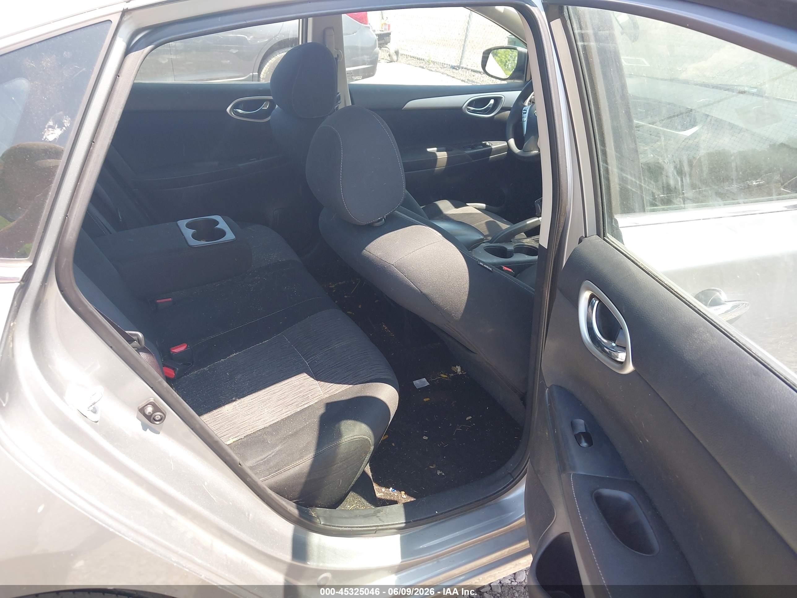 2014 Nissan Sentra Sv Gray vin: 3N1AB7AP9EY337236