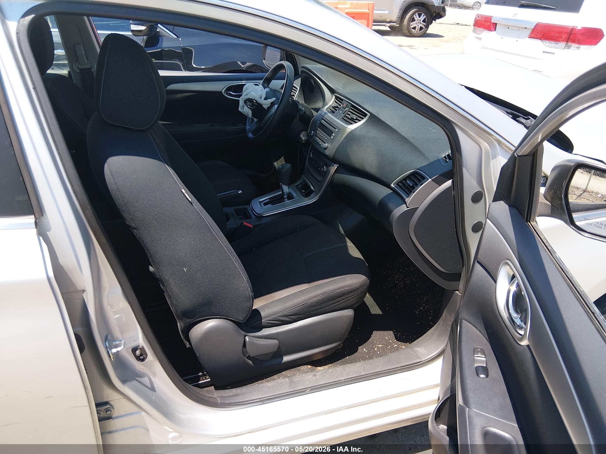 2014 Nissan Sentra S Silver vin: 3N1AB7AP9EY337771