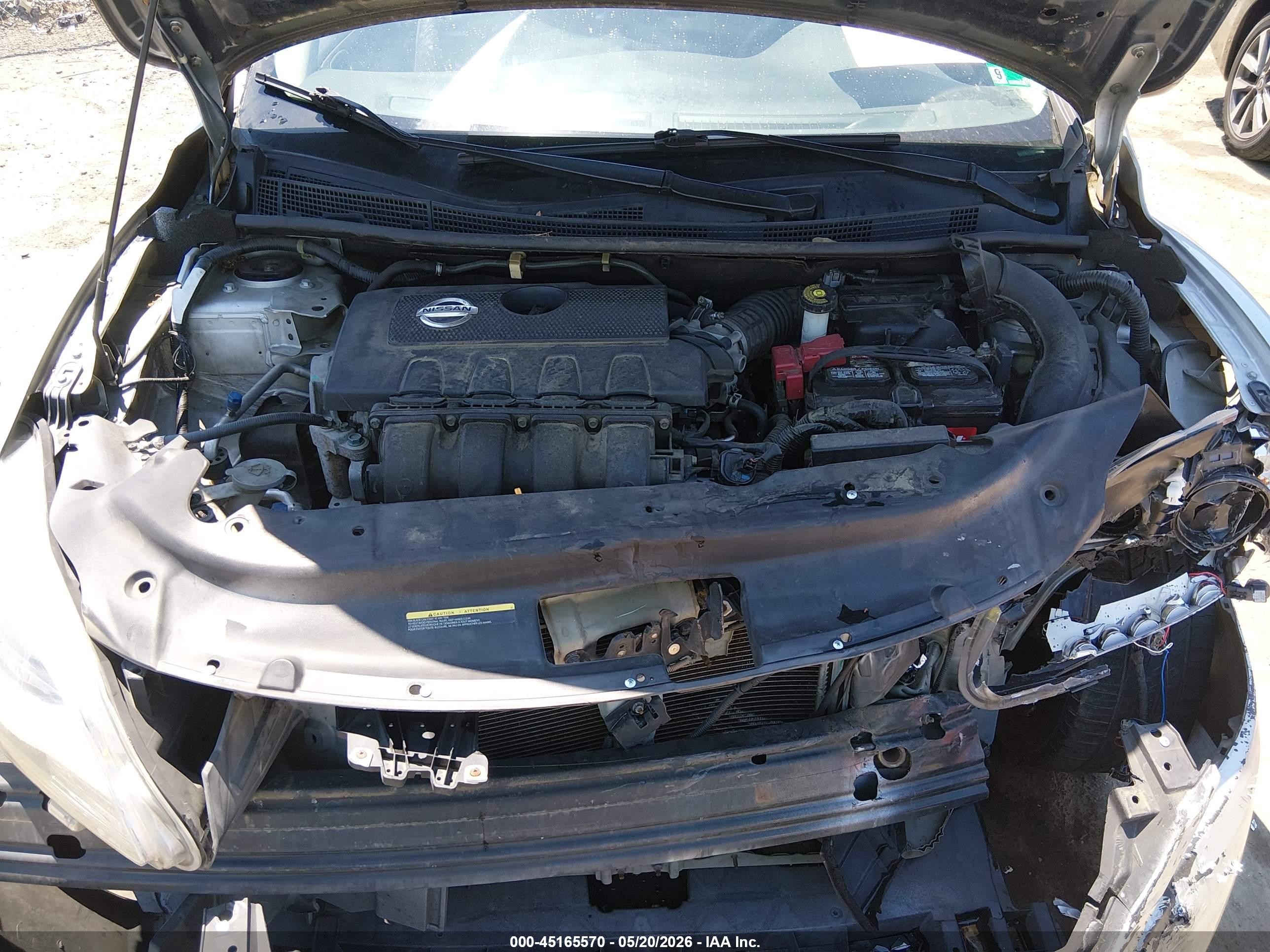 2014 Nissan Sentra S Silver vin: 3N1AB7AP9EY337771