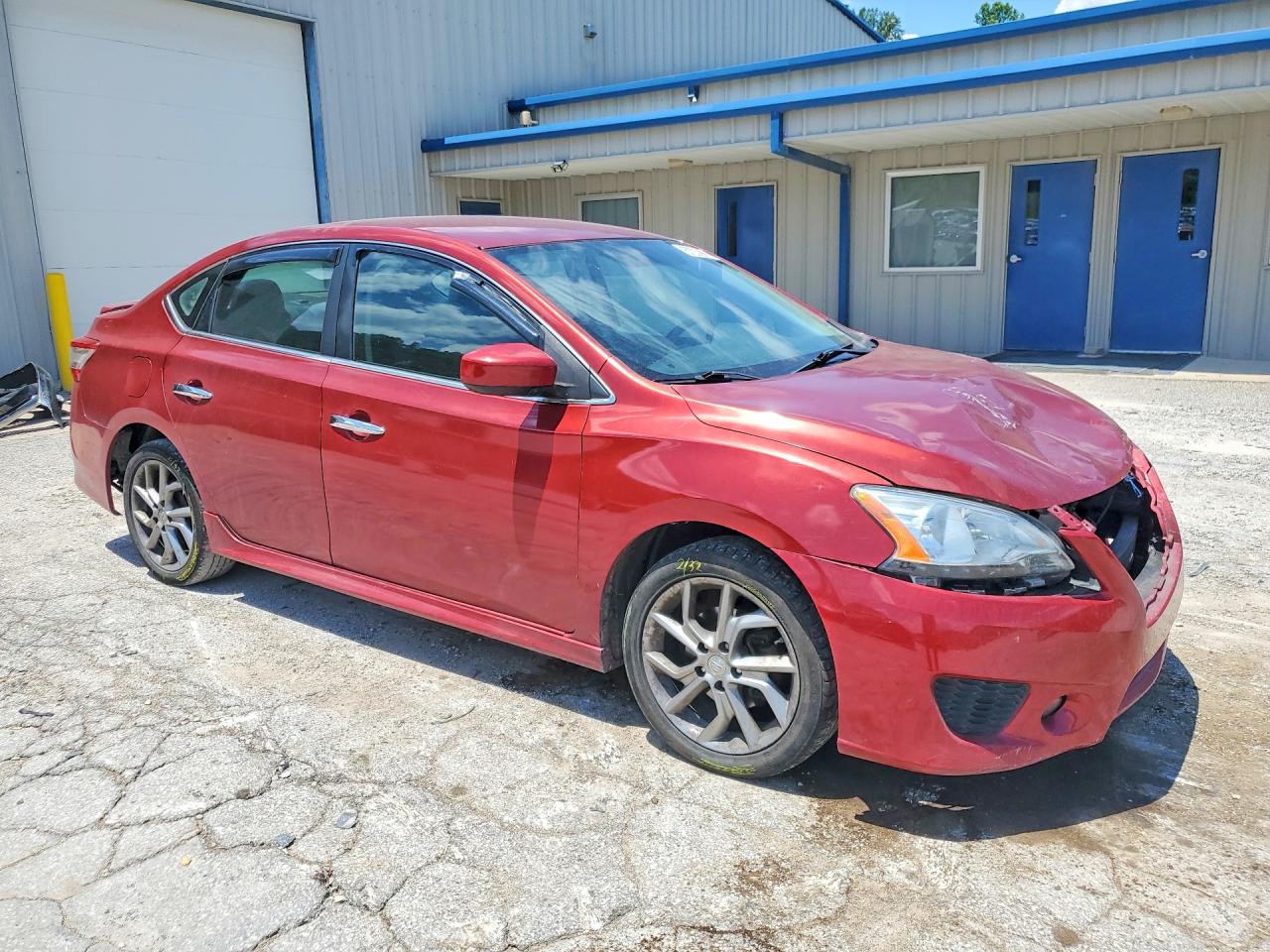 2014 Nissan Sentra Sr Red vin: 3N1AB7AP9EY340394