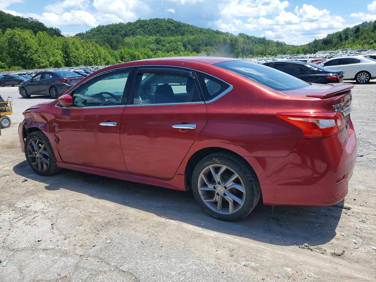2014 Nissan Sentra Sr Red vin: 3N1AB7AP9EY340394