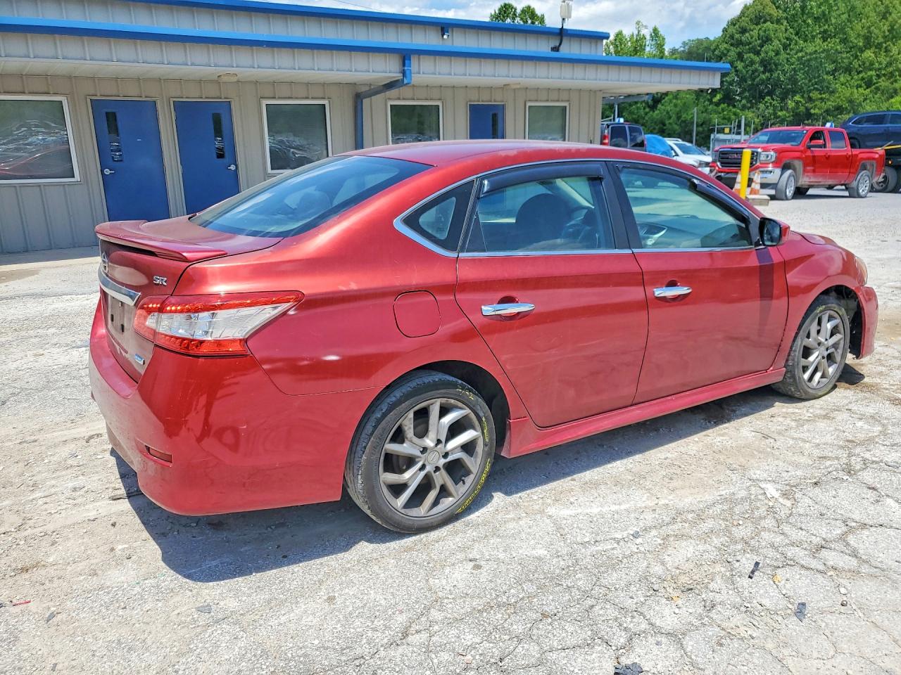 2014 Nissan Sentra Sr Red vin: 3N1AB7AP9EY340394
