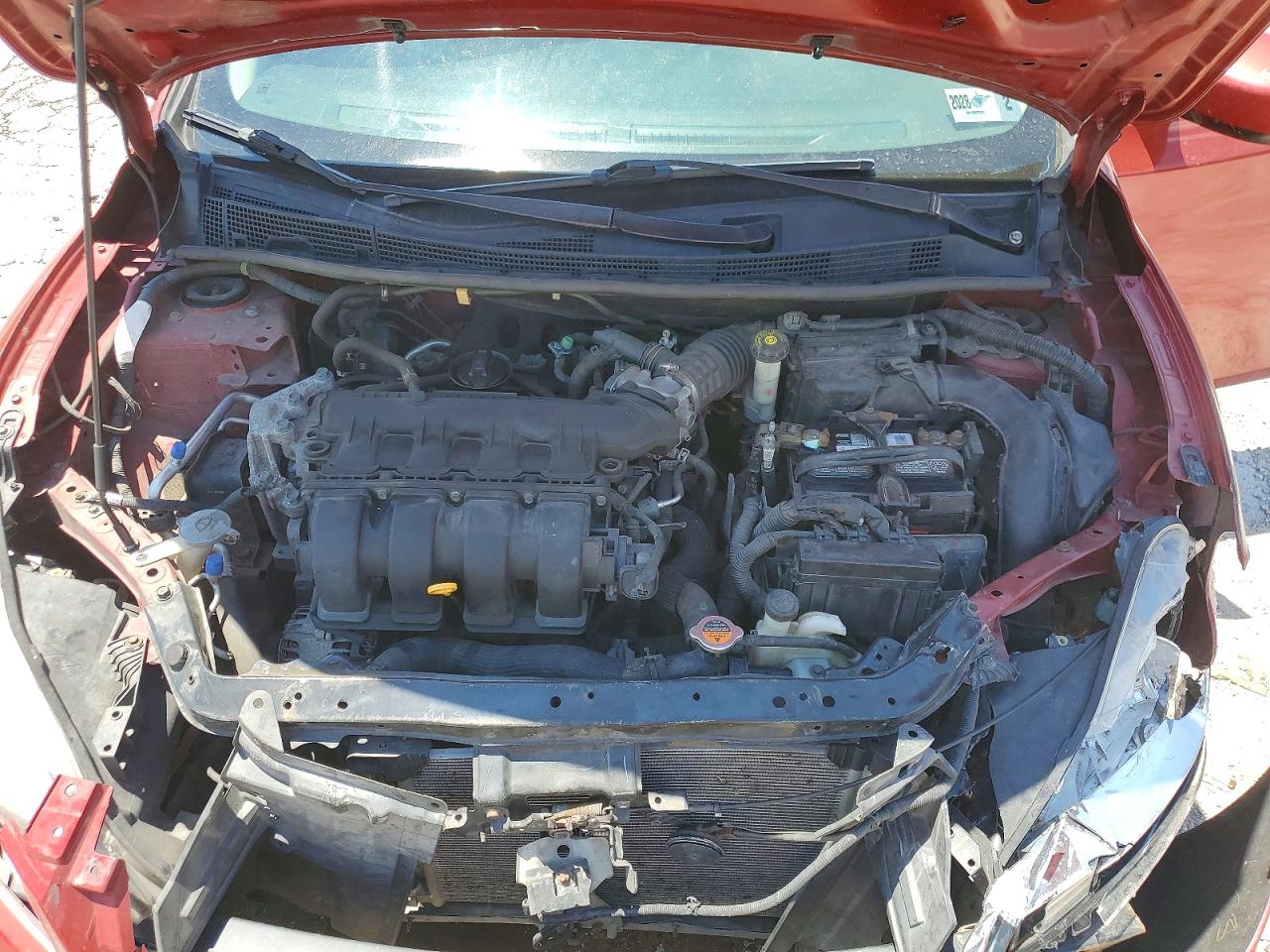 2014 Nissan Sentra Sr Red vin: 3N1AB7AP9EY340394