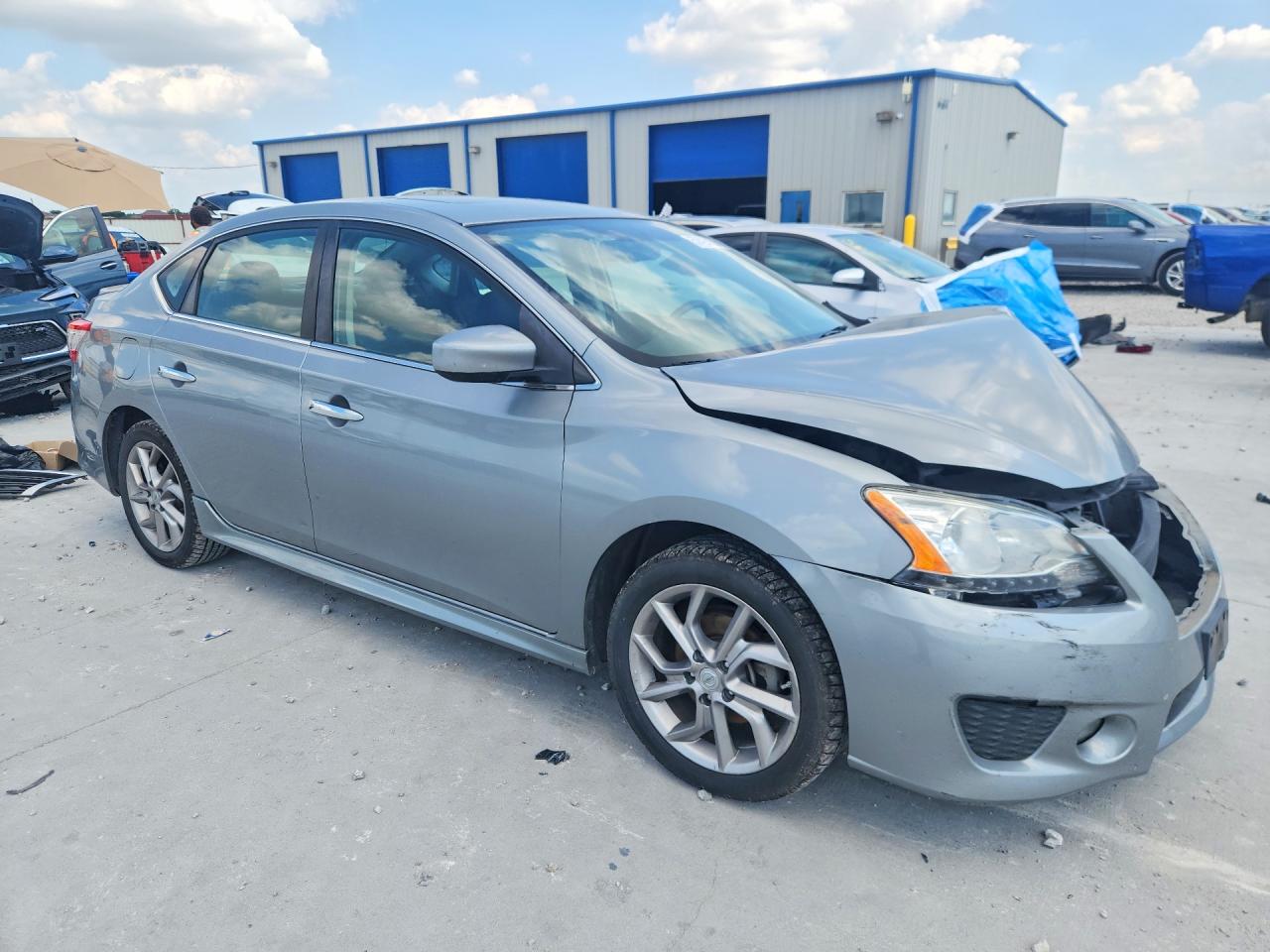 2014 Nissan Sentra S/sv/sr/sl Silver vin: 3N1AB7AP9EY341089