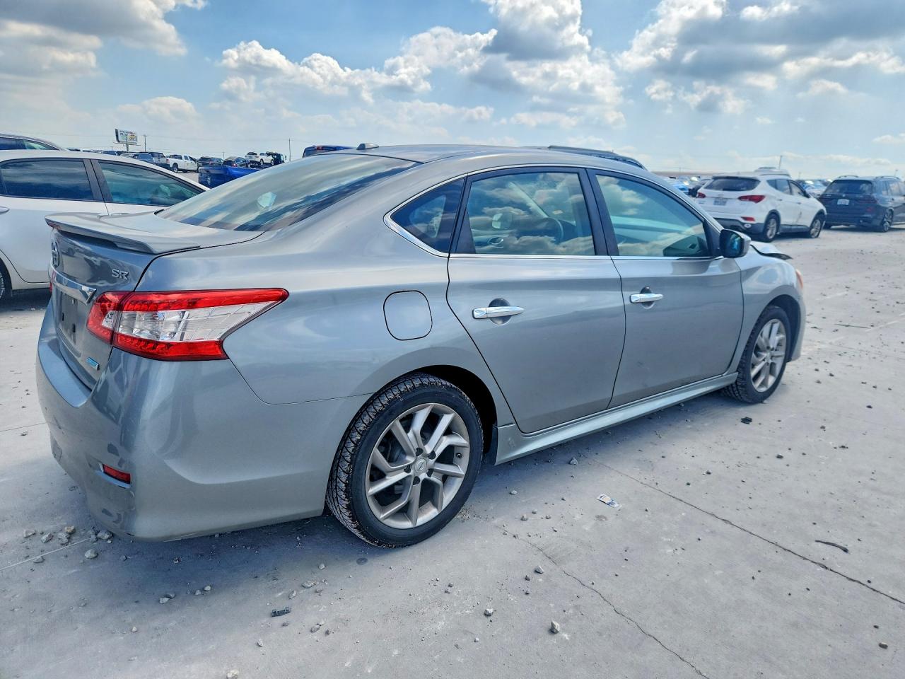 2014 Nissan Sentra S/sv/sr/sl Silver vin: 3N1AB7AP9EY341089