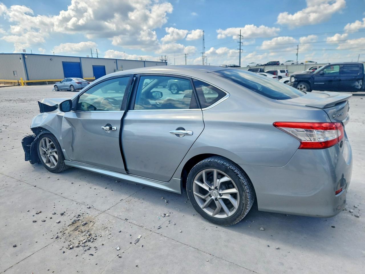 2014 Nissan Sentra S/sv/sr/sl Silver vin: 3N1AB7AP9EY341089