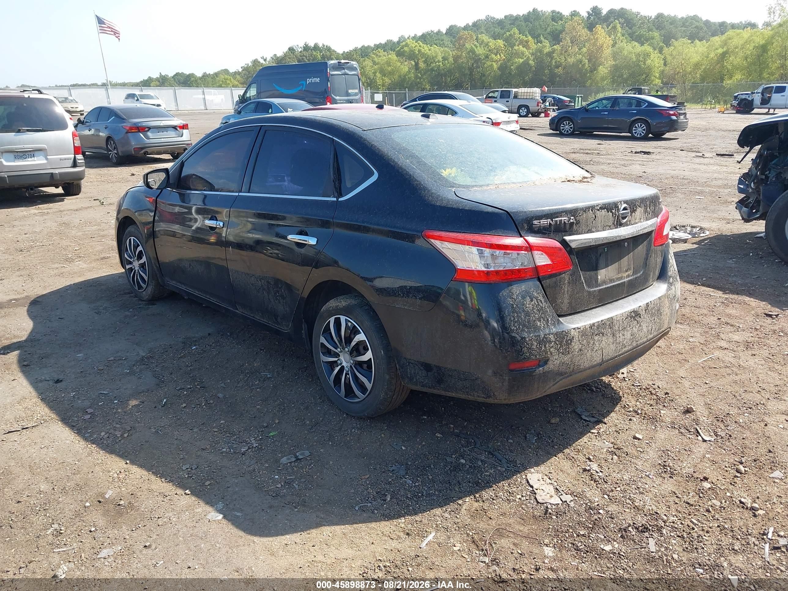 2015 Nissan Sentra Fe+ S/s/sl/sr/sv Black vin: 3N1AB7AP9FL646767