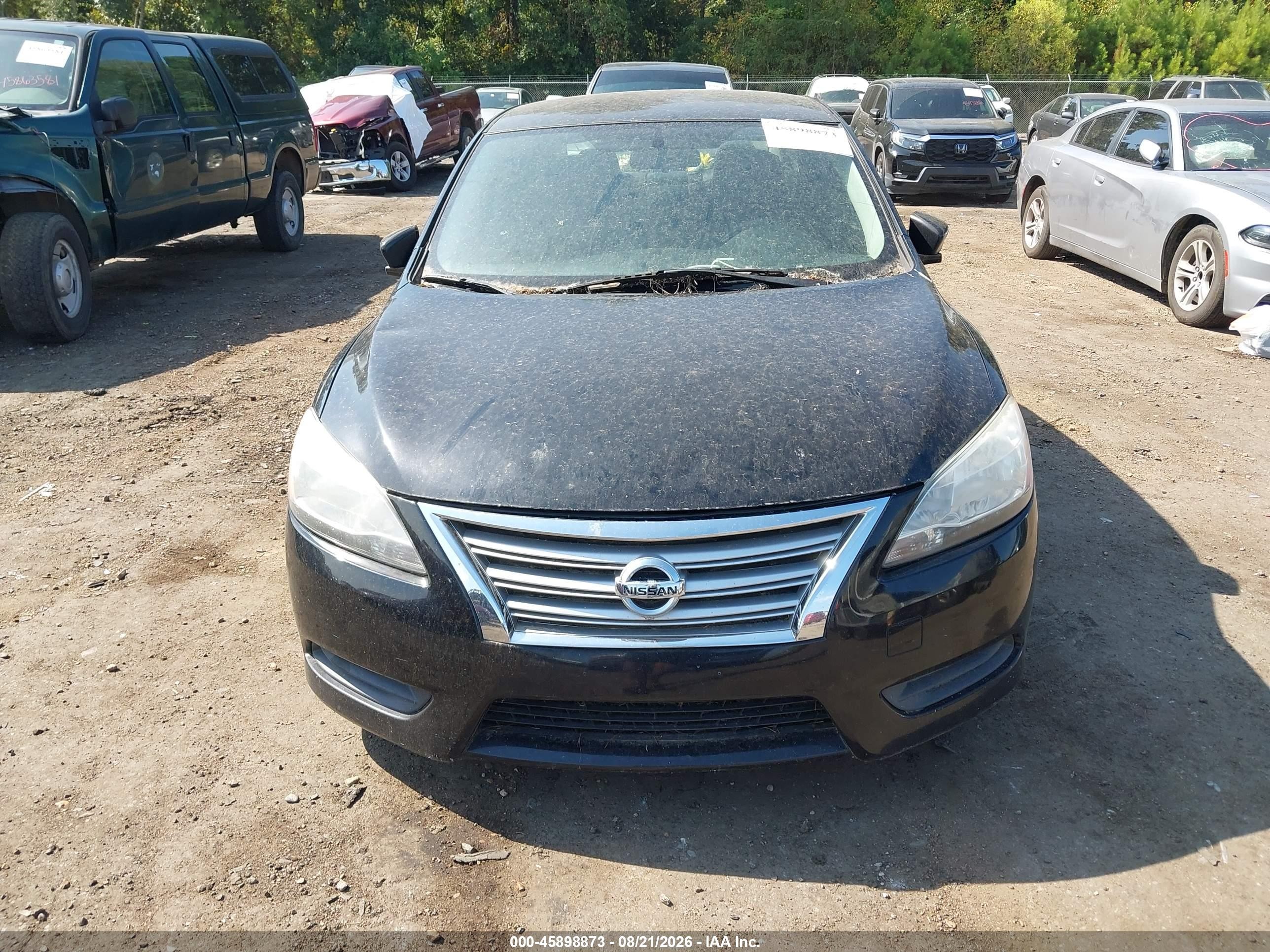 2015 Nissan Sentra Fe+ S/s/sl/sr/sv Black vin: 3N1AB7AP9FL646767
