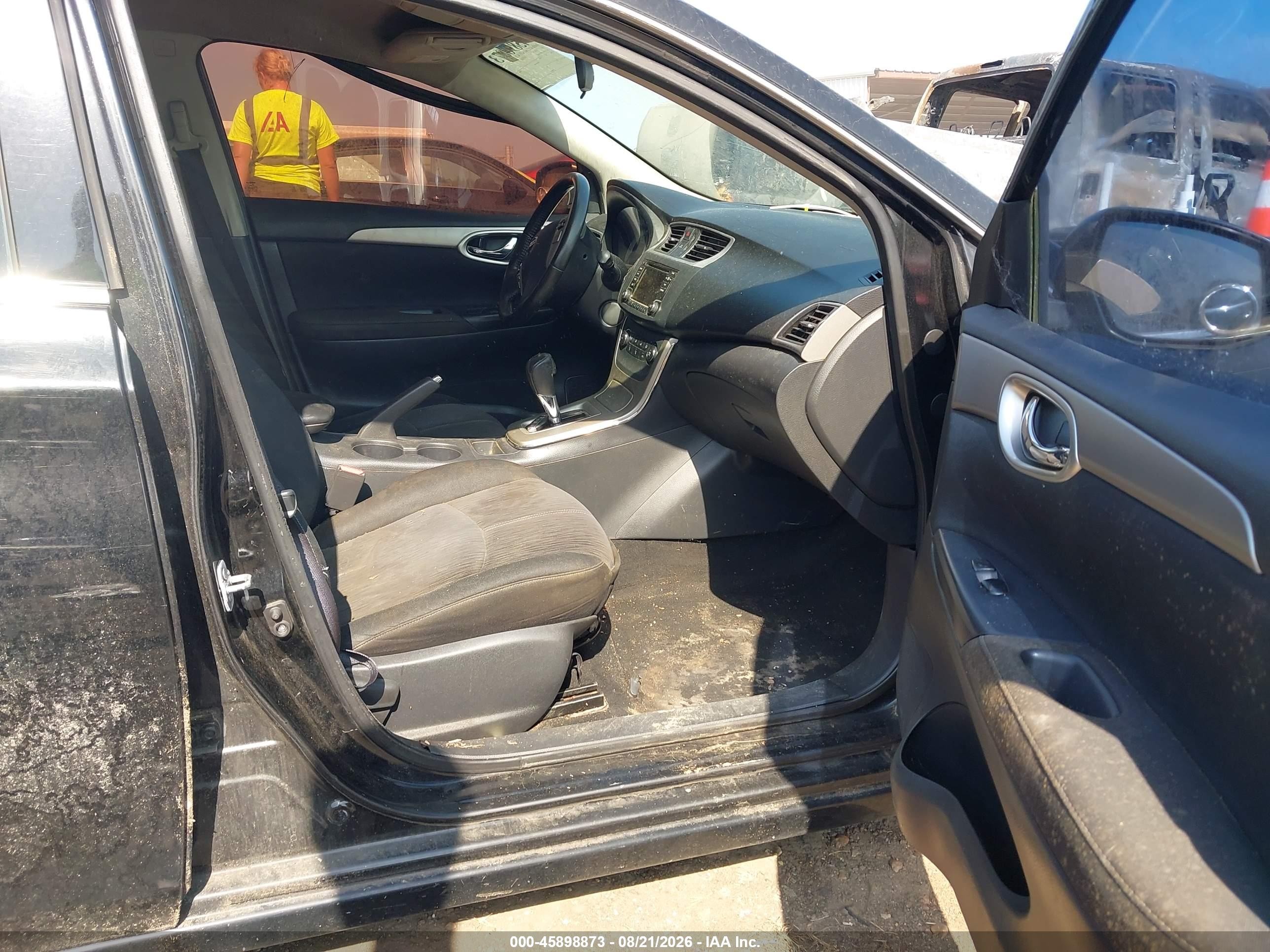 2015 Nissan Sentra Fe+ S/s/sl/sr/sv Black vin: 3N1AB7AP9FL646767
