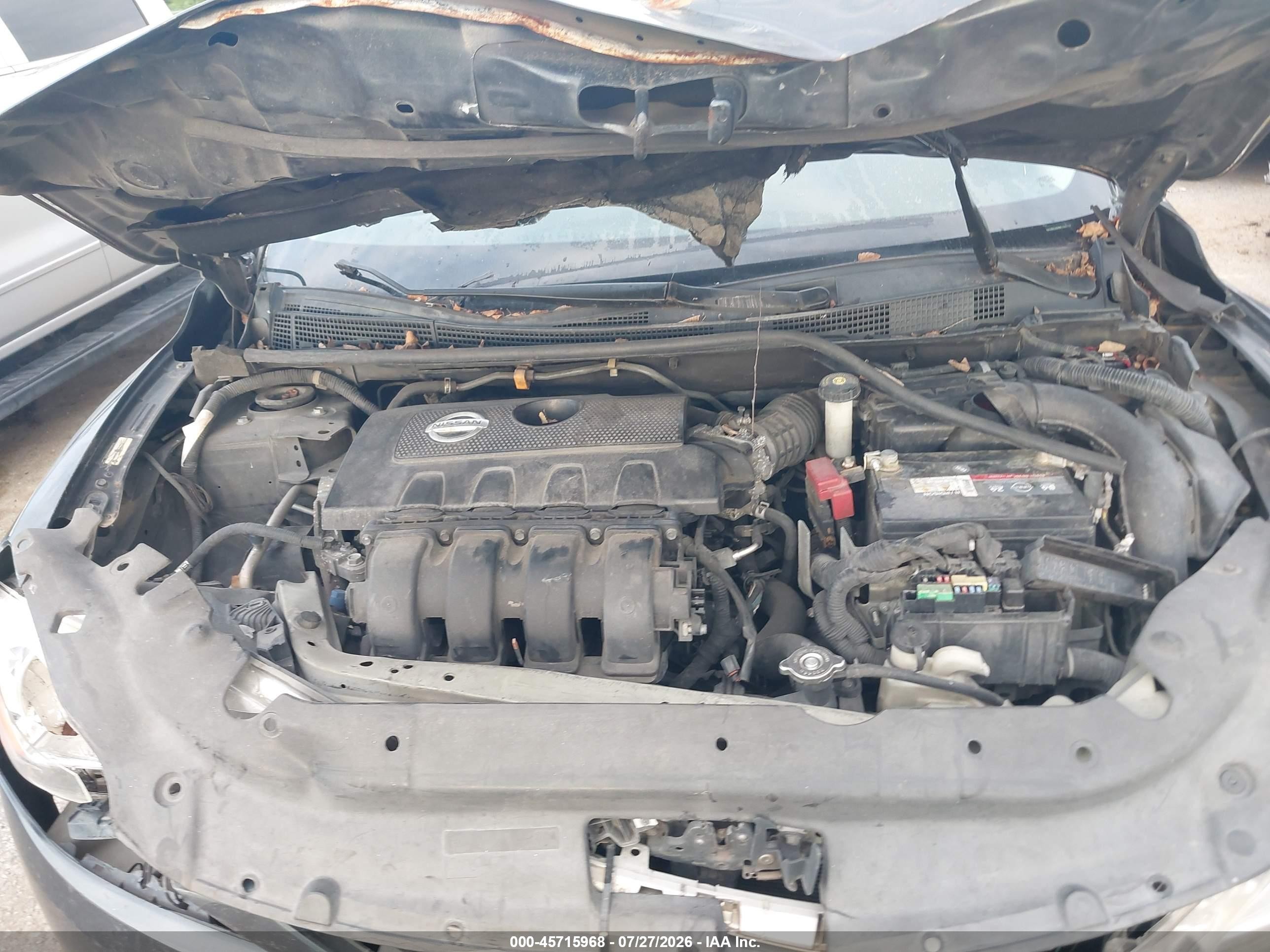 2015 Nissan Sentra Fe+ S/s/sl/sr/sv Gray vin: 3N1AB7AP9FL647126