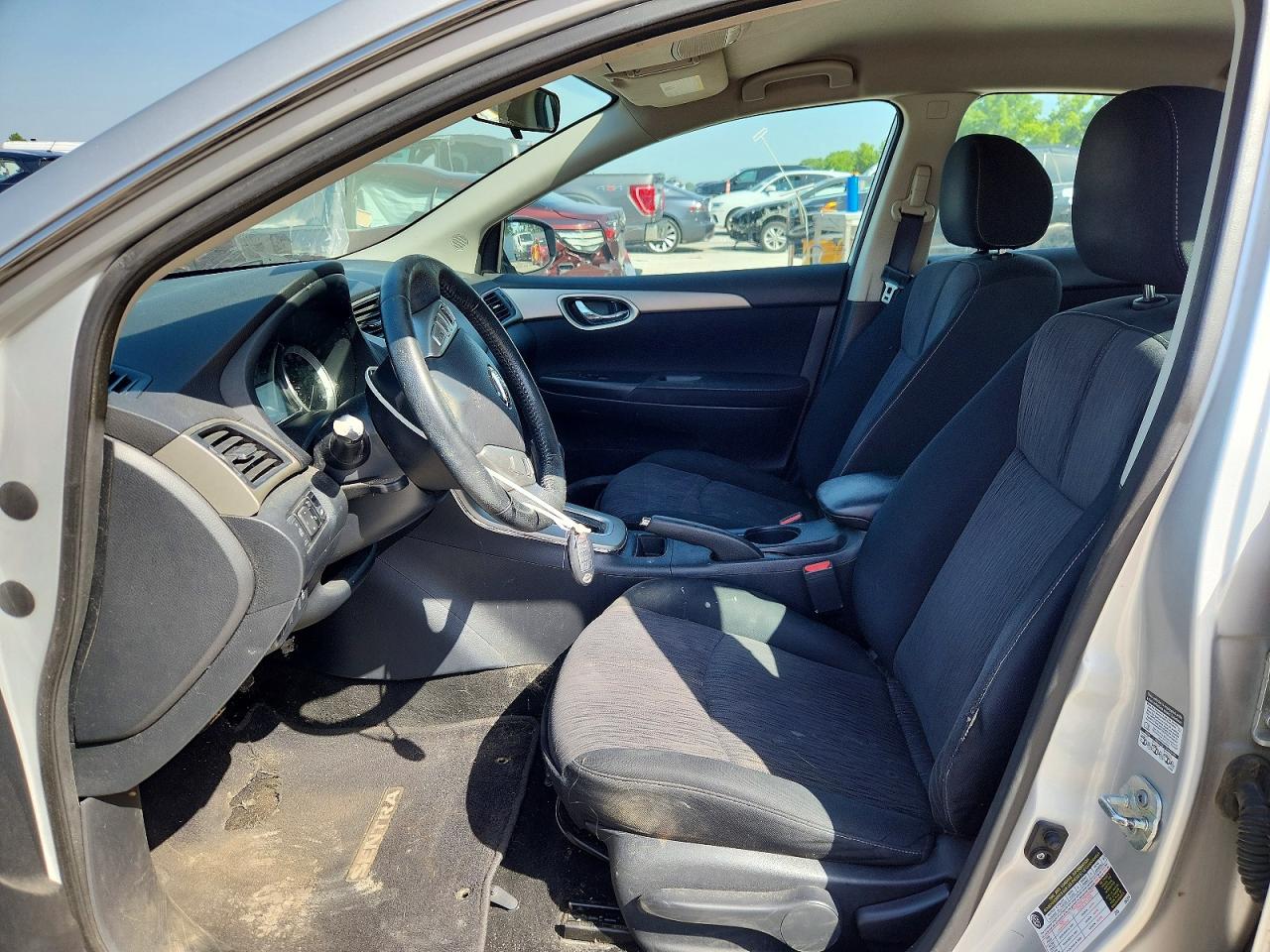 2015 Nissan Sentra Sv Silver vin: 3N1AB7AP9FL650298