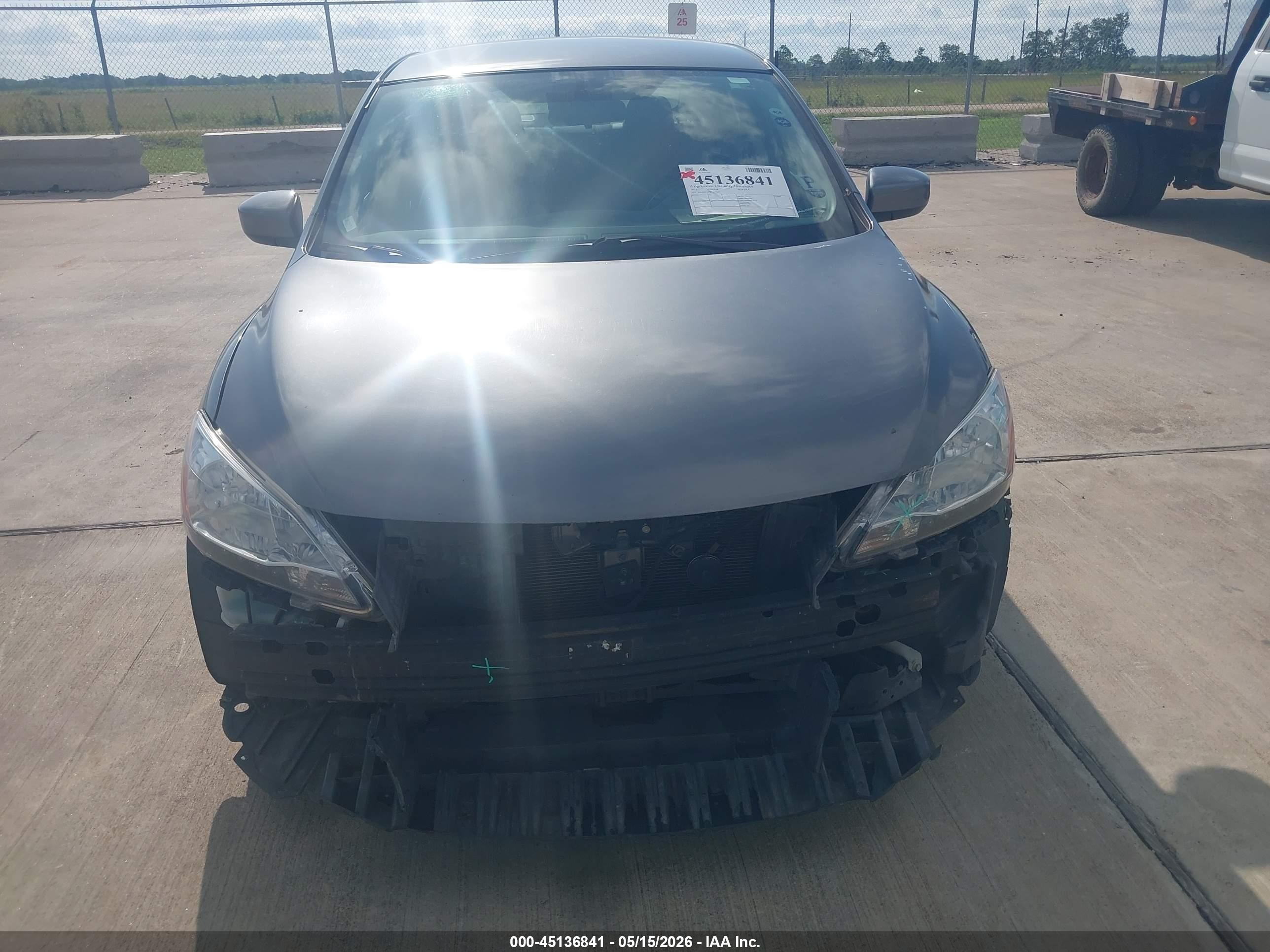 2015 Nissan Sentra Fe+ S/s/sl/sr/sv Gray vin: 3N1AB7AP9FL653637