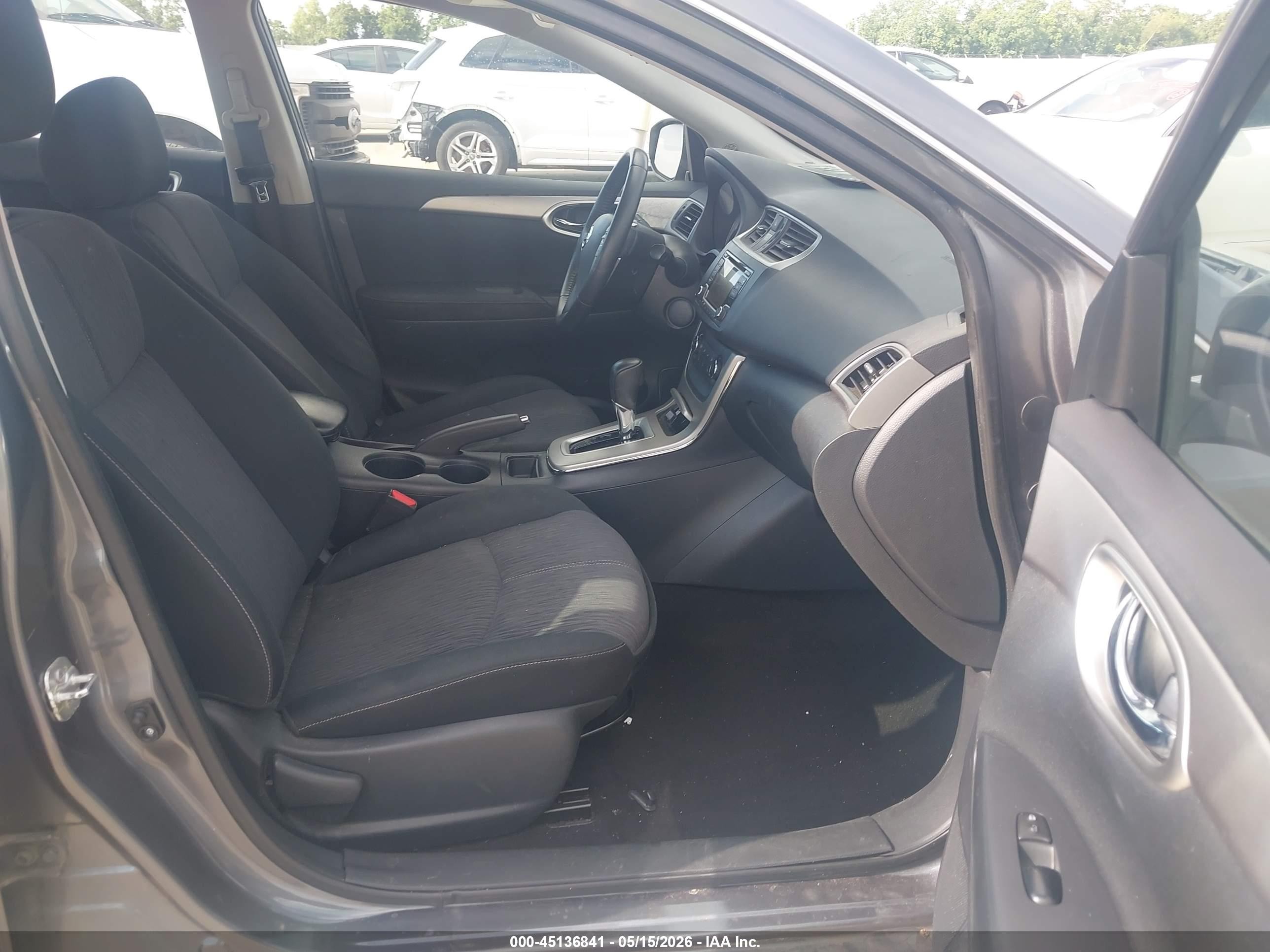 2015 Nissan Sentra Fe+ S/s/sl/sr/sv Gray vin: 3N1AB7AP9FL653637