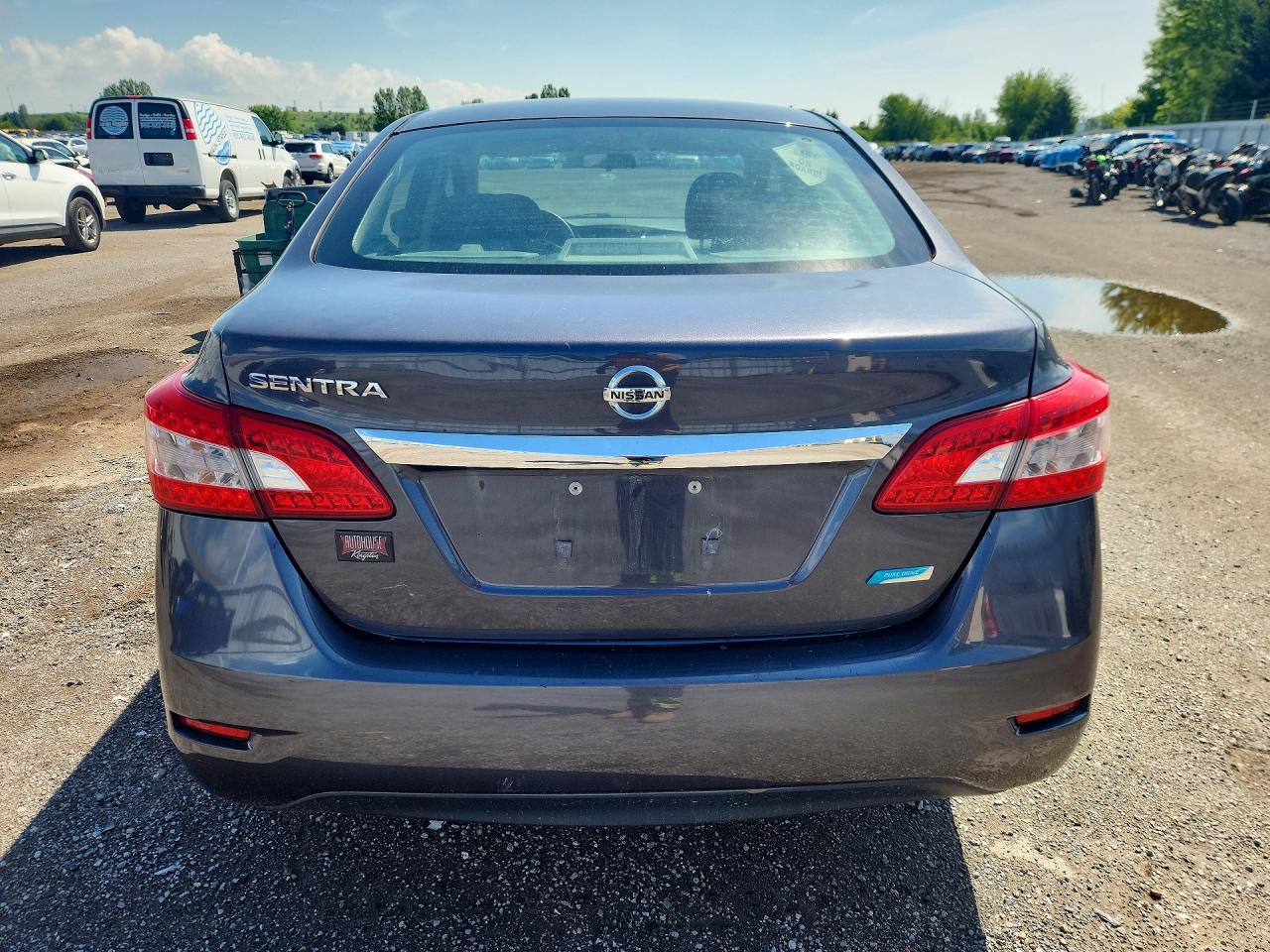 2015 Nissan Sentra S Gray vin: 3N1AB7AP9FL655064